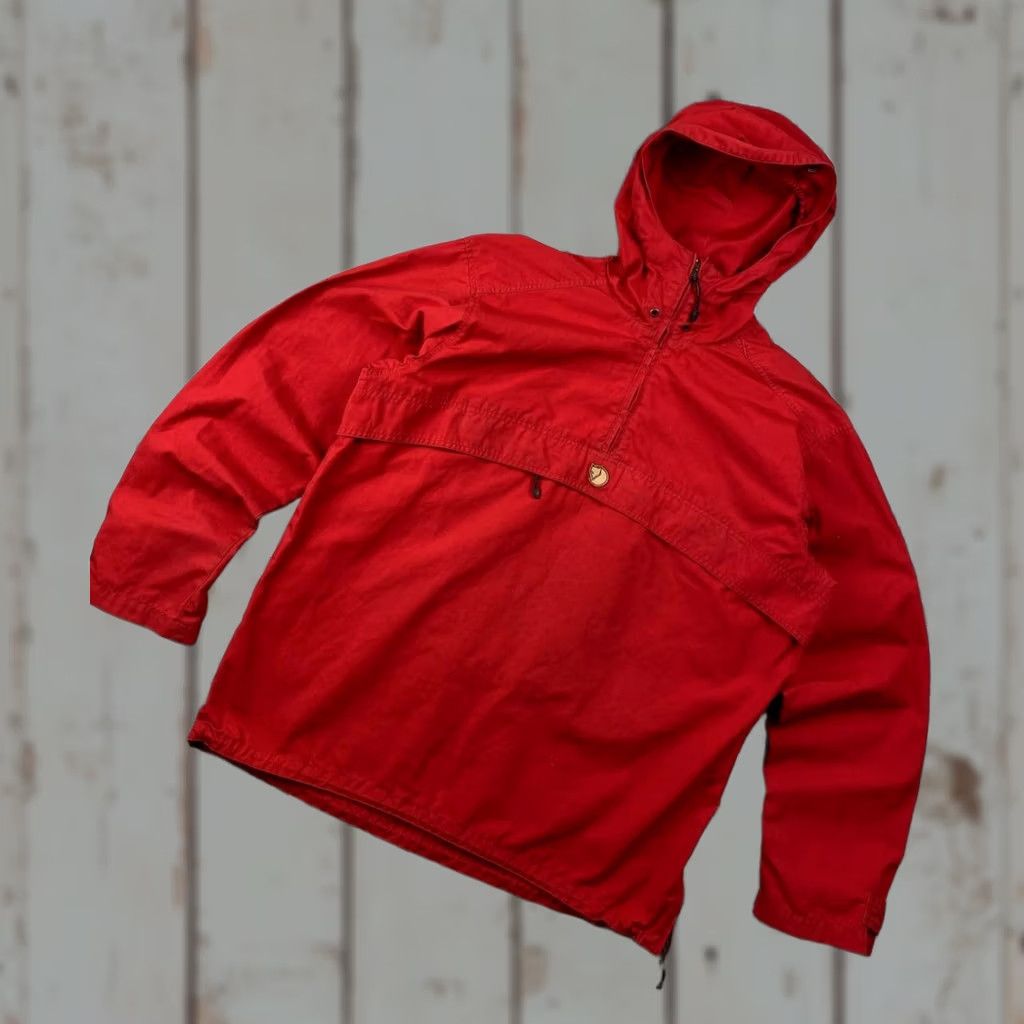 Vintage Fjallraven G1000 Gutulia Anorak Jacket XL Red Men Size US XL / EU 56 / 4 - 1 Thumbnail