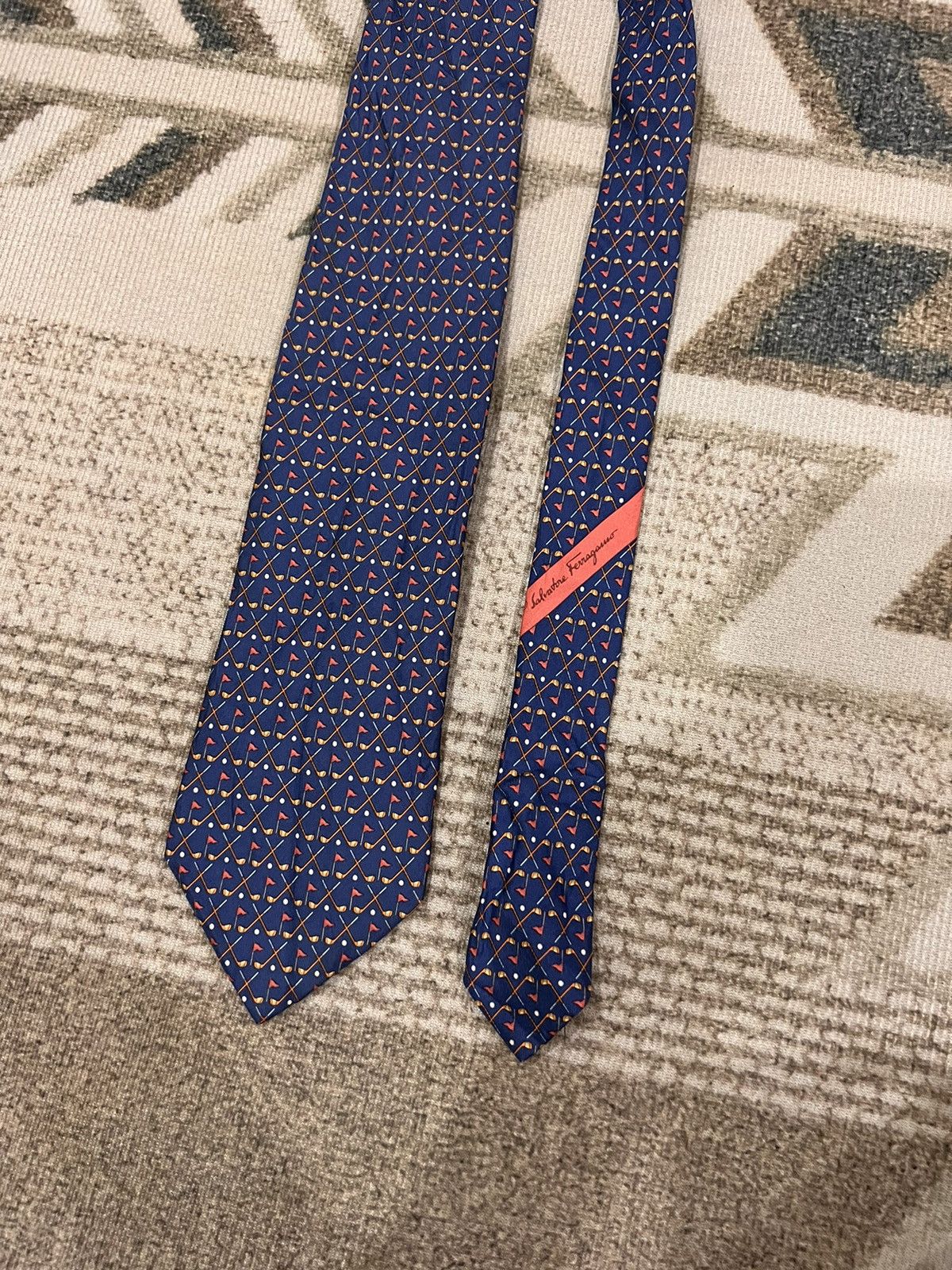 Salvatore Ferragamo Salvatore Ferragamo Silk Tie Size ONE SIZE - 3 Thumbnail
