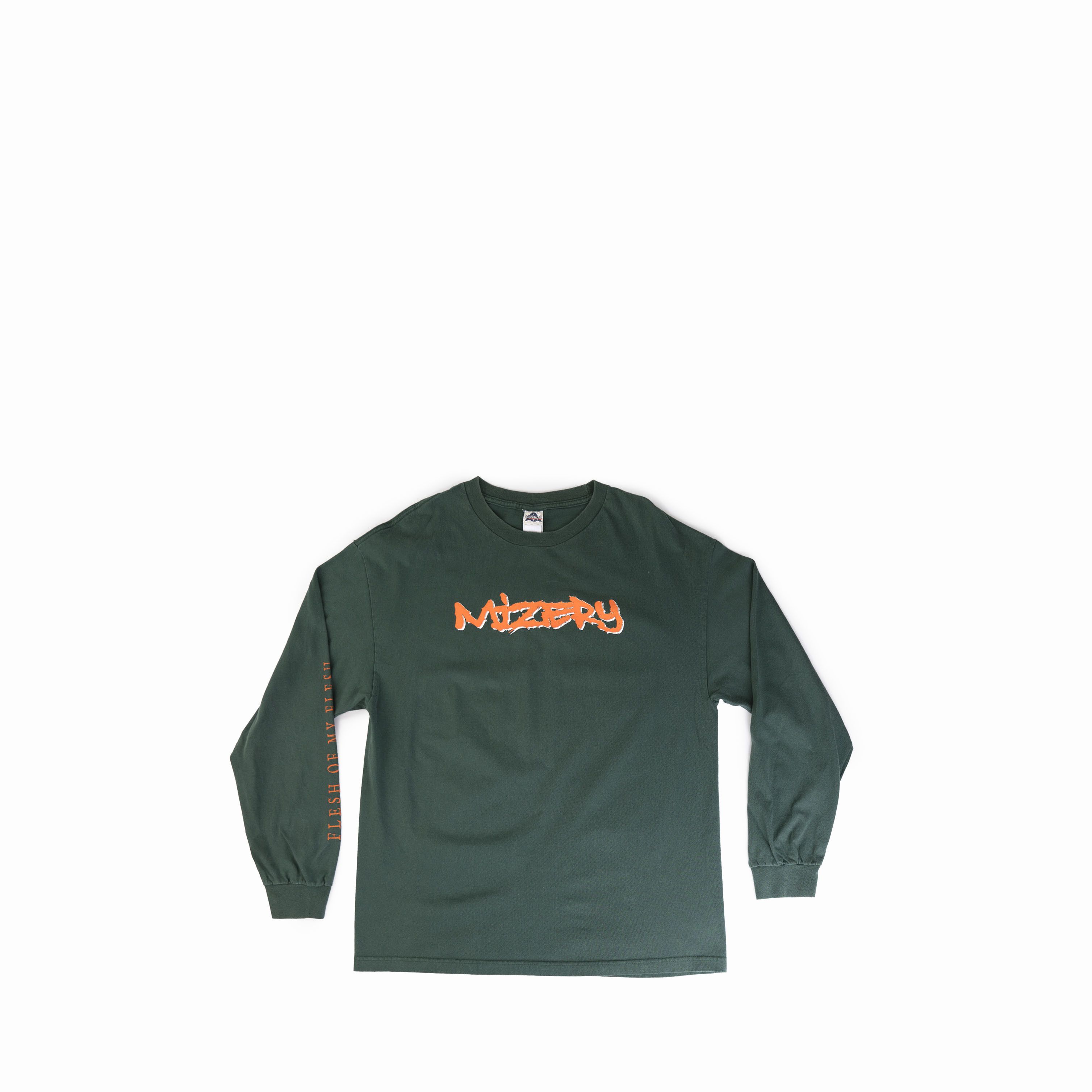Vintage 2000's Mizery Death Metal Long Sleeve Tee Shirt