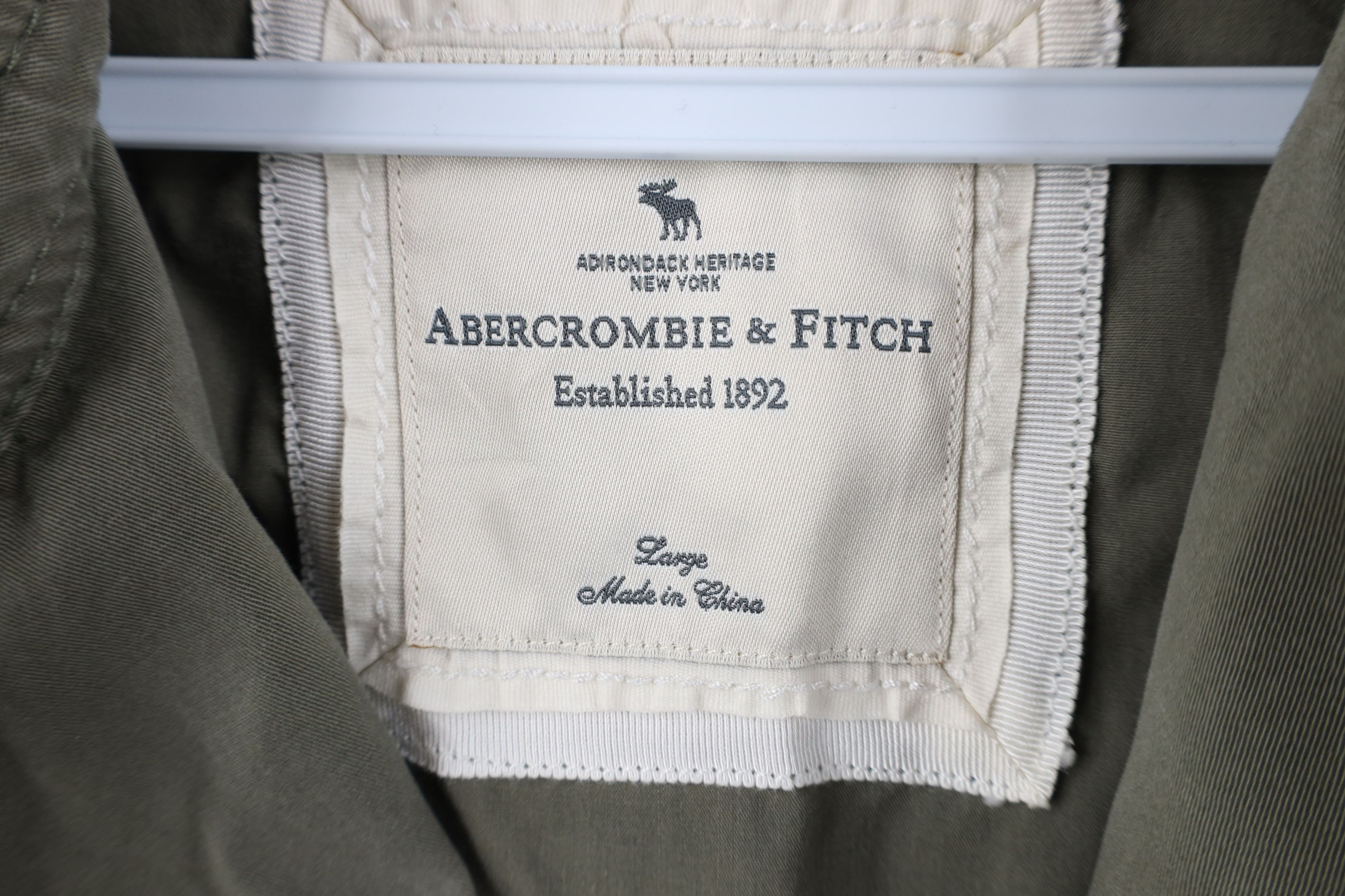 Abercrombie & Fitch Vintage Y2K Abercrombie & Fitch Military Jacket Green Size L / US 10 / IT 46 - 9 Thumbnail