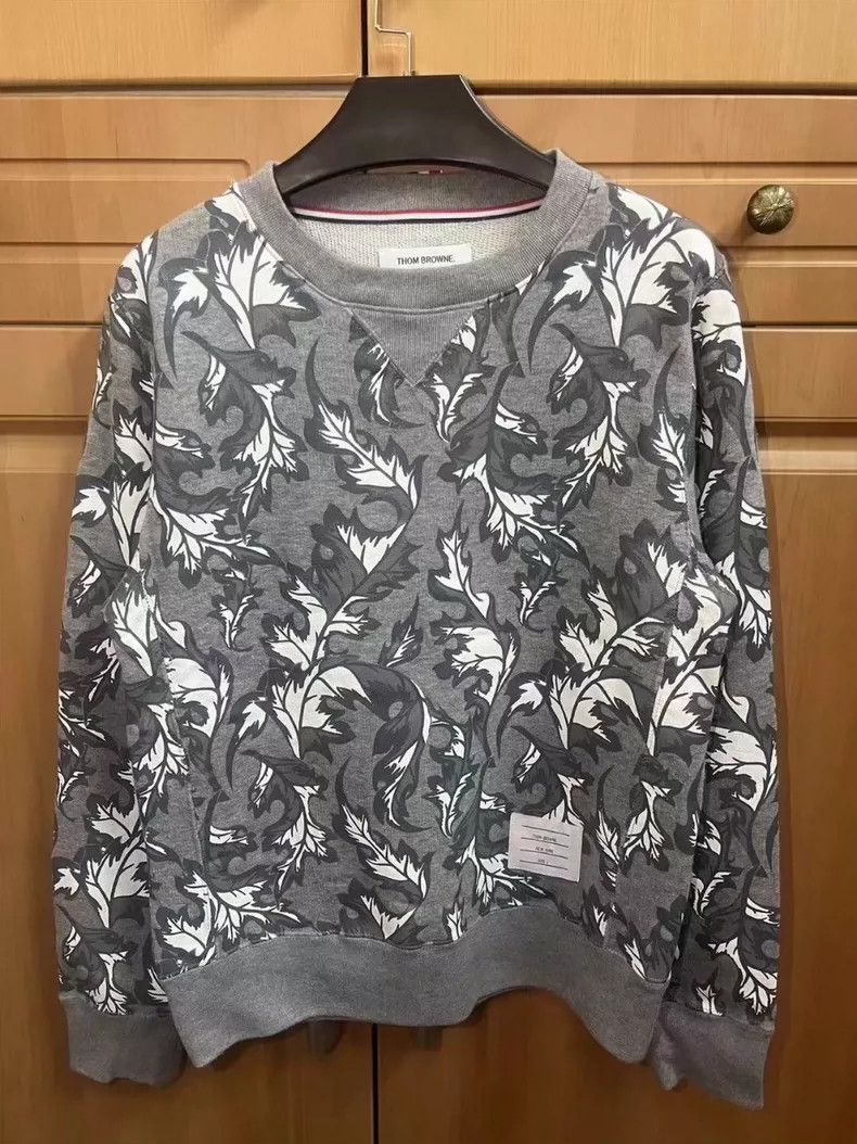 Thom Browne Thom Browne Full of maple leaf hoodie Size US S / EU 44-46 / 1 - 1 Thumbnail