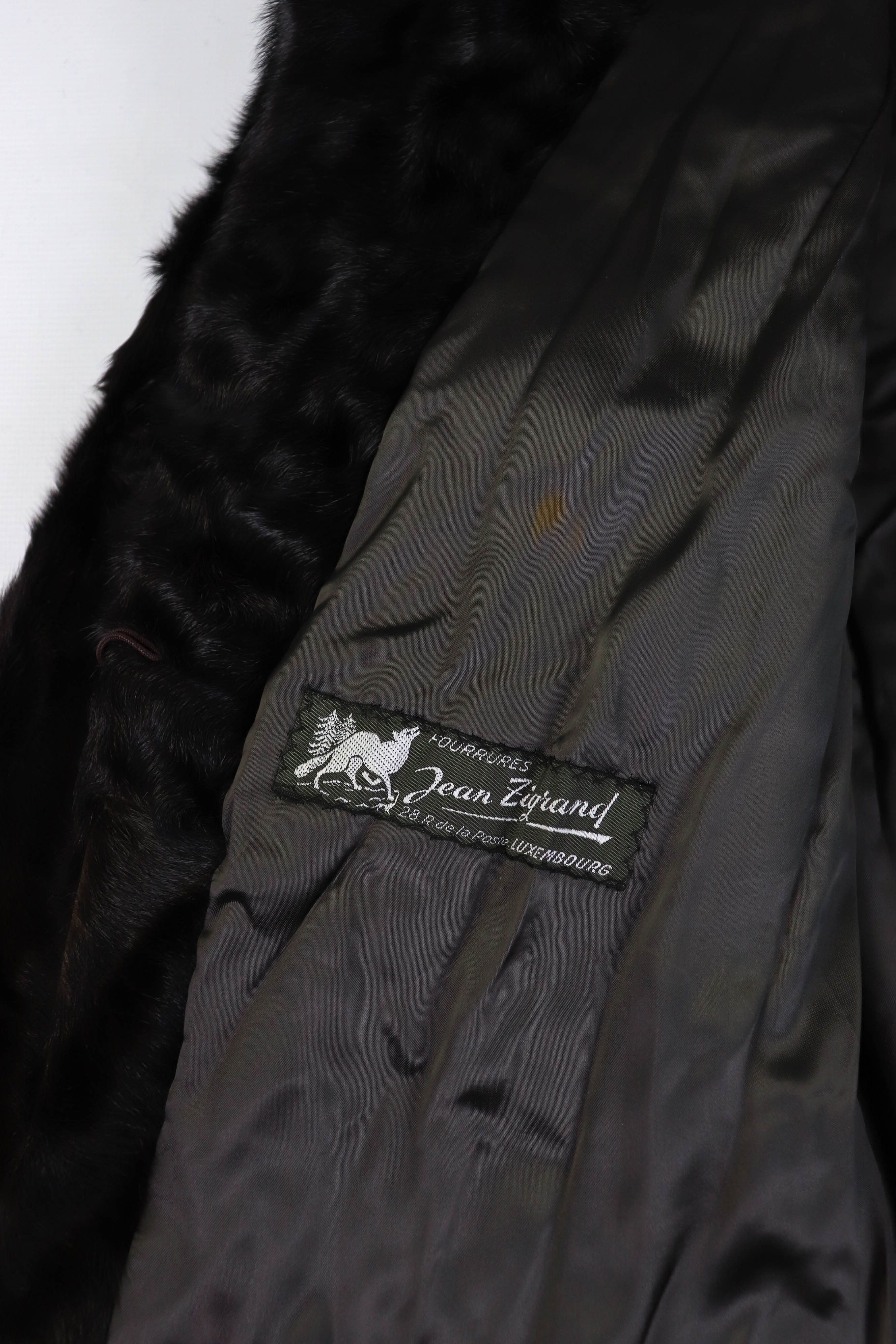 Vintage Vintage Jean Zigrand Fourrures Luxembourg Brown Fur Coat Size XL / US 12-14 / IT 48-50 - 17 Thumbnail