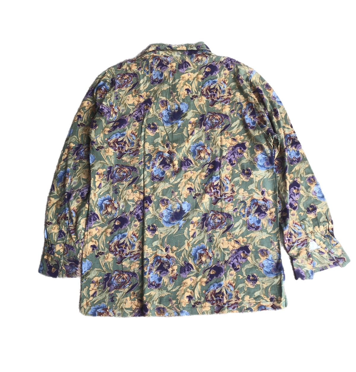 Balenciaga Balenciaga Floral Pattern Shirt Beautiful Detail Size US L / EU 52-54 / 3 - 2 Thumbnail