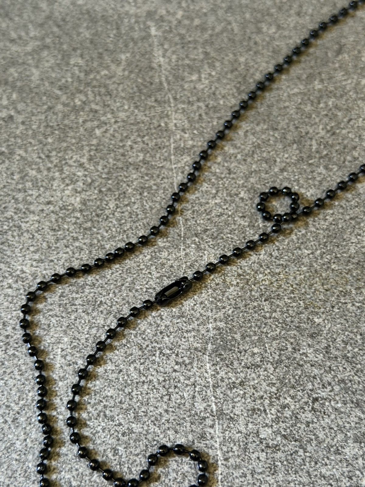 Chrome Hearts Chrome Hearts Silicone Black Fleur De Lis Necklace Size ONE SIZE - 6 Thumbnail