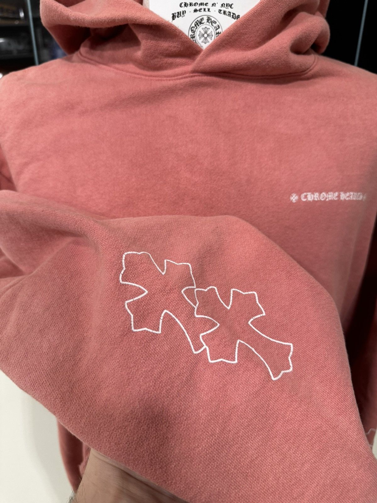クロムハーツ ドレイク Chrome Hearts x Drake Dyed Hoodie Red CHROME HEARTS クロムハーツ CH DRAKE HD PLVR Certified Lover