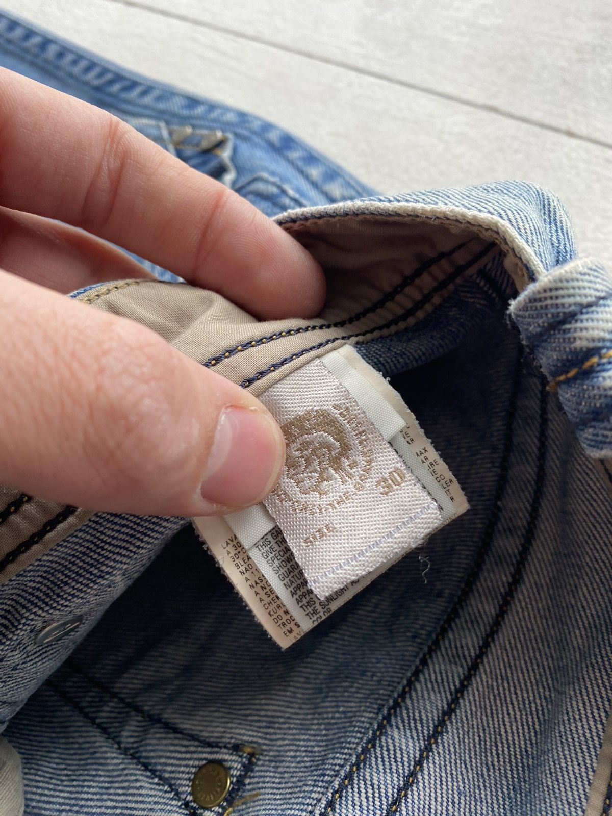 Diesel Diesel Vintage 90s Distressed Workwear Jeans Utility Denim Size US 30 / EU 46 - 6 Thumbnail