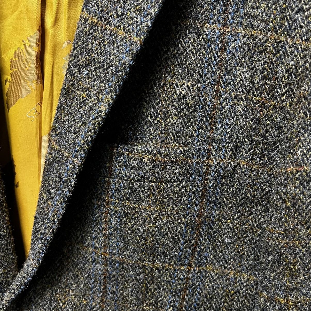 Harris Tweed Harris Tweed Wool Slim Fit Blazer Jacket men’s Size 50L - 9 Thumbnail