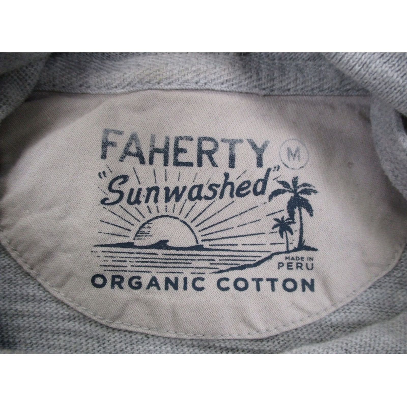 Faherty Faherty Hoodie Women M Gray Pullover Logo Hooded Cotton Sweatshirt Casual Size M / US 6-8 / IT 42-44 - 6 Thumbnail
