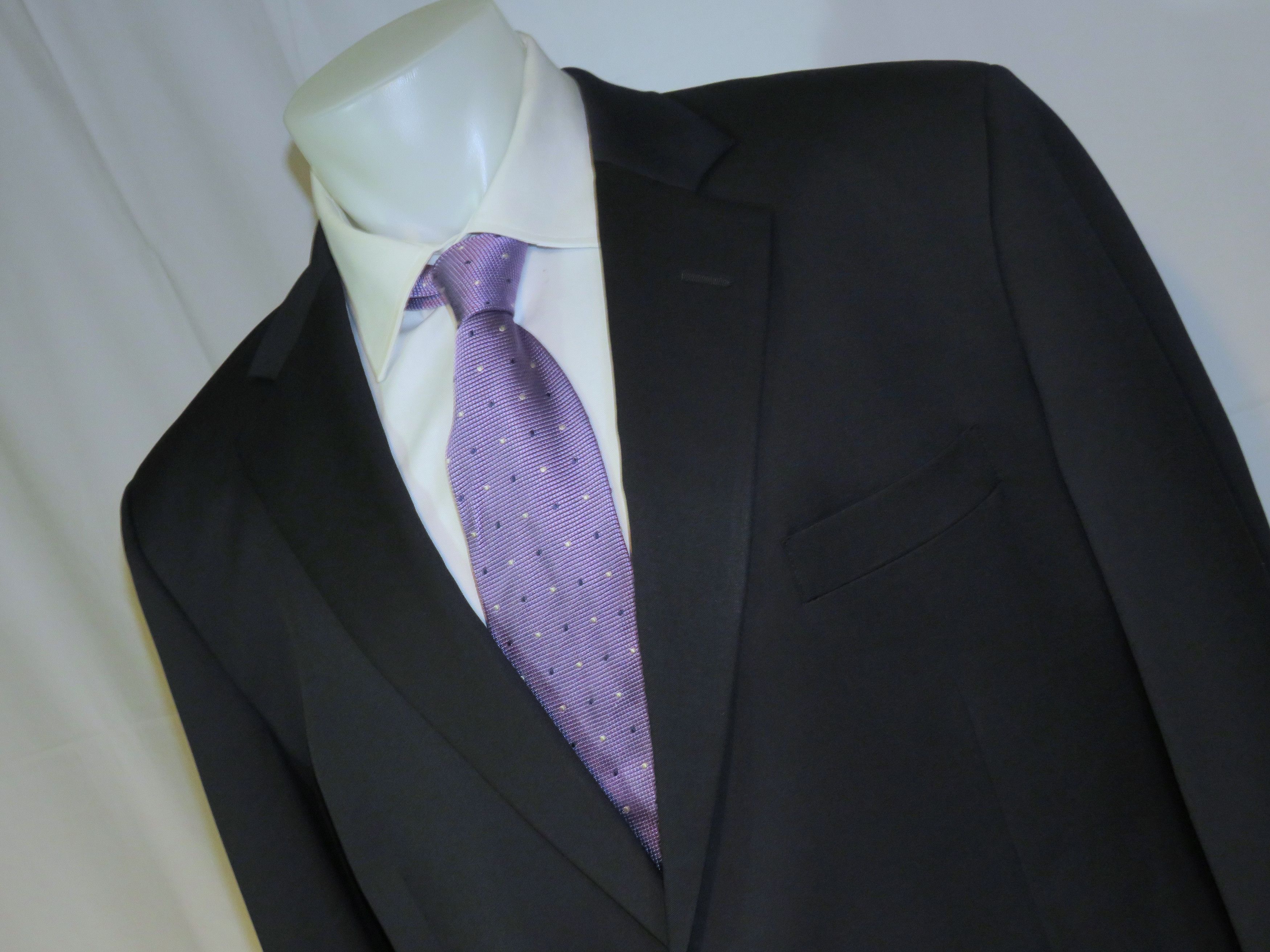 Brooks Brothers 1818 Madison x Southwick Solid Navy Two Button Suit 46XL Size 46L - 5 Thumbnail