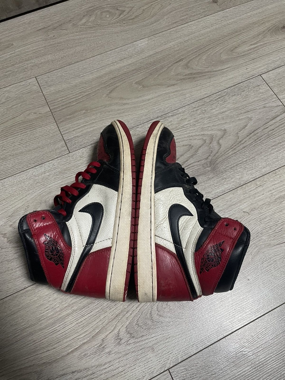 Jordan Brand × Nike Nike Air Jordan 1 Retro OG High “Bred Toe” Size US 9 / EU 42 - 1 Thumbnail