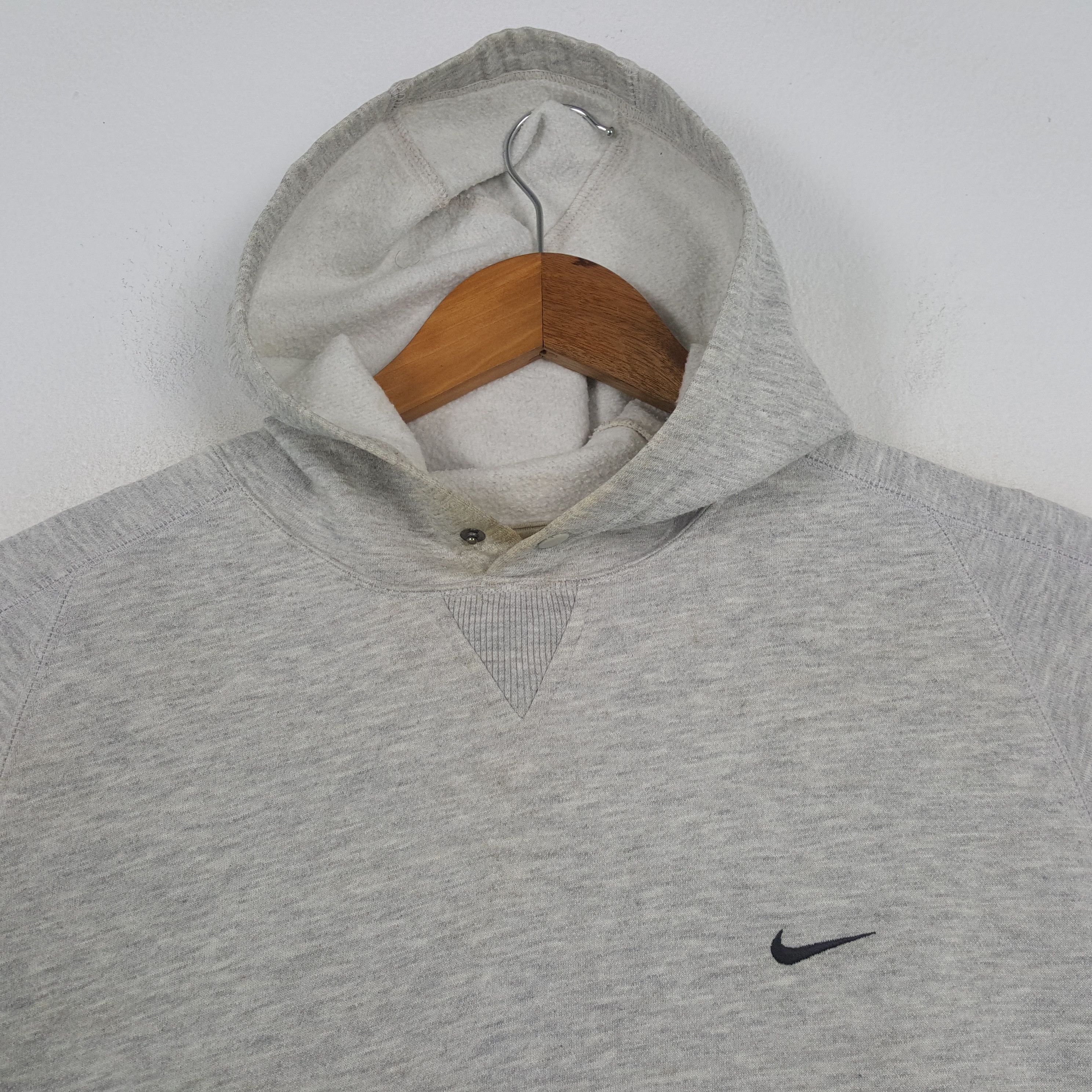 Nike × Vintage Vintage NIKE Small Swoosh Sportswear Hoodies C295N10 Size US M / EU 48-50 / 2 - 2 Thumbnail