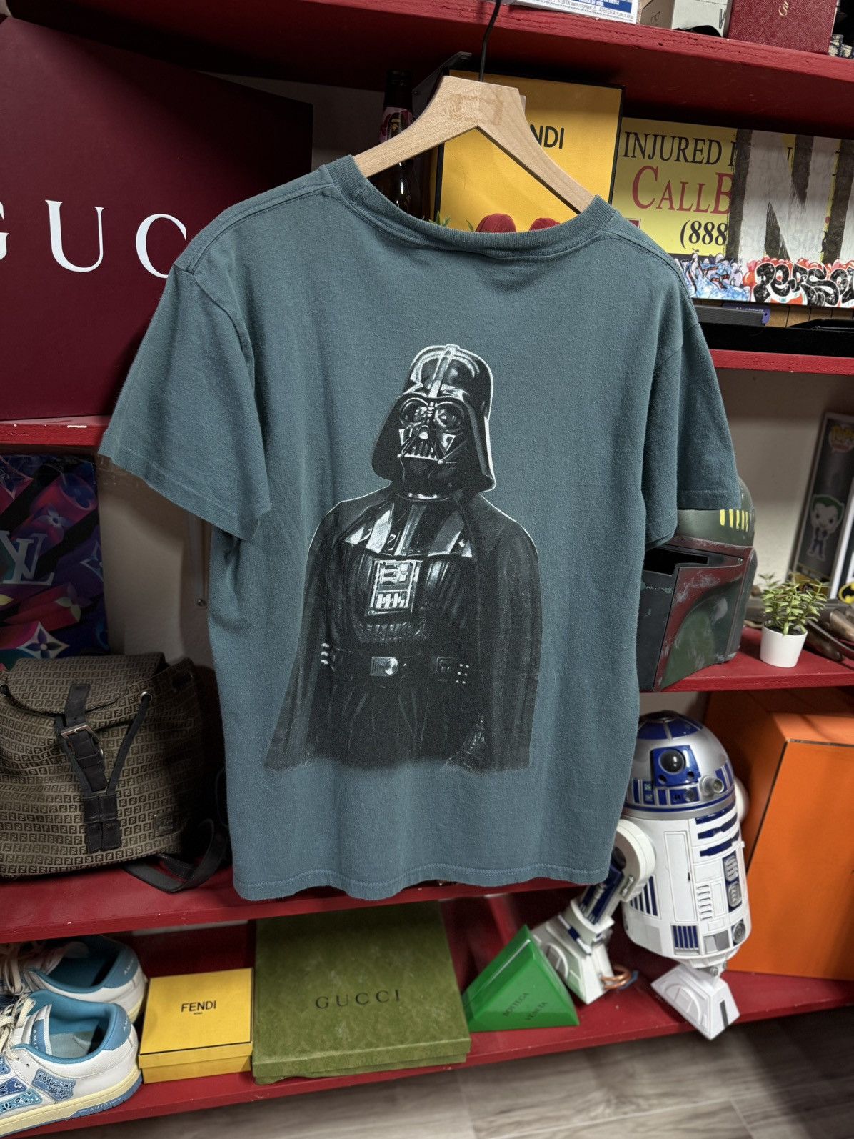 Vintage Vintage 90’s Star Wars Vader T-Shirt Adult Size Medium Size US M / EU 48-50 / 2 - 1 Thumbnail