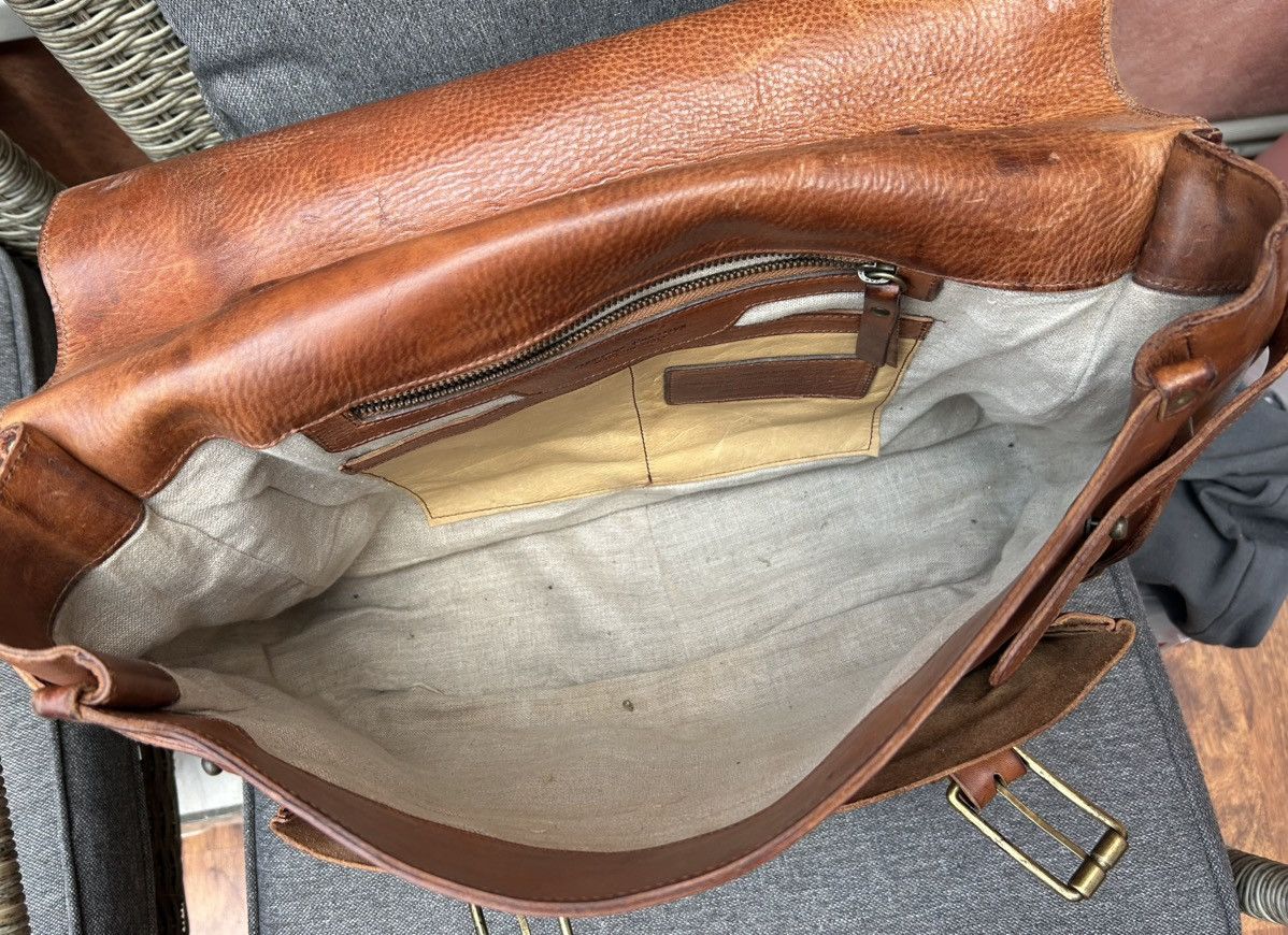 Handmade × Officine Creative Officine Creative Leather Briefcase Messenger (Much Worn) Size ONE SIZE - 3 Thumbnail
