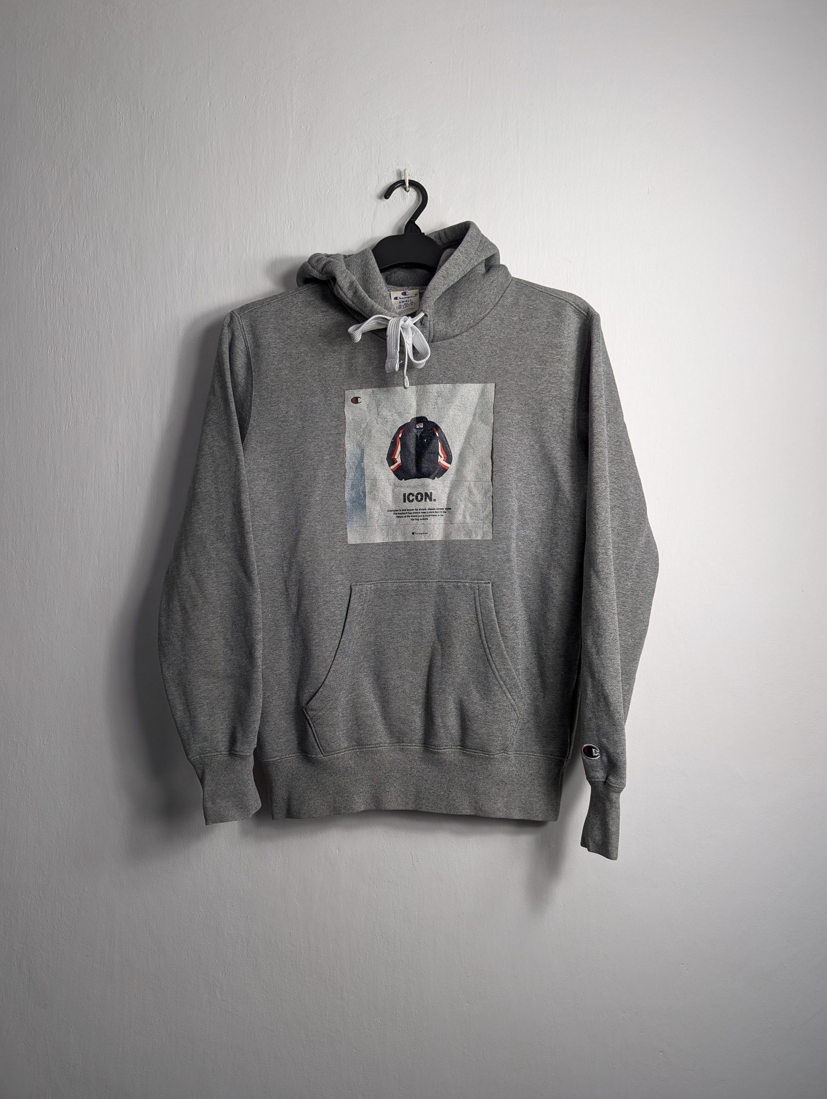 Champion Champion lcon Logo Grey Hoodie Size US S / EU 44-46 / 1 - 1 Thumbnail