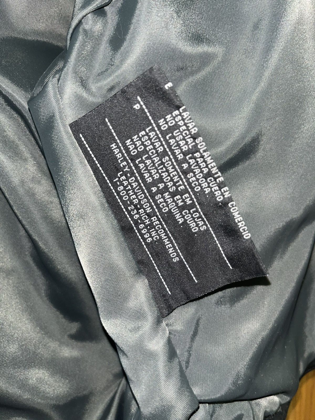 Harley Davidson Mint NOS 2002 Harley-Davidson Hacienda Leather Jacket Sz LW Size L / US 10 / IT 46 - 22 Thumbnail