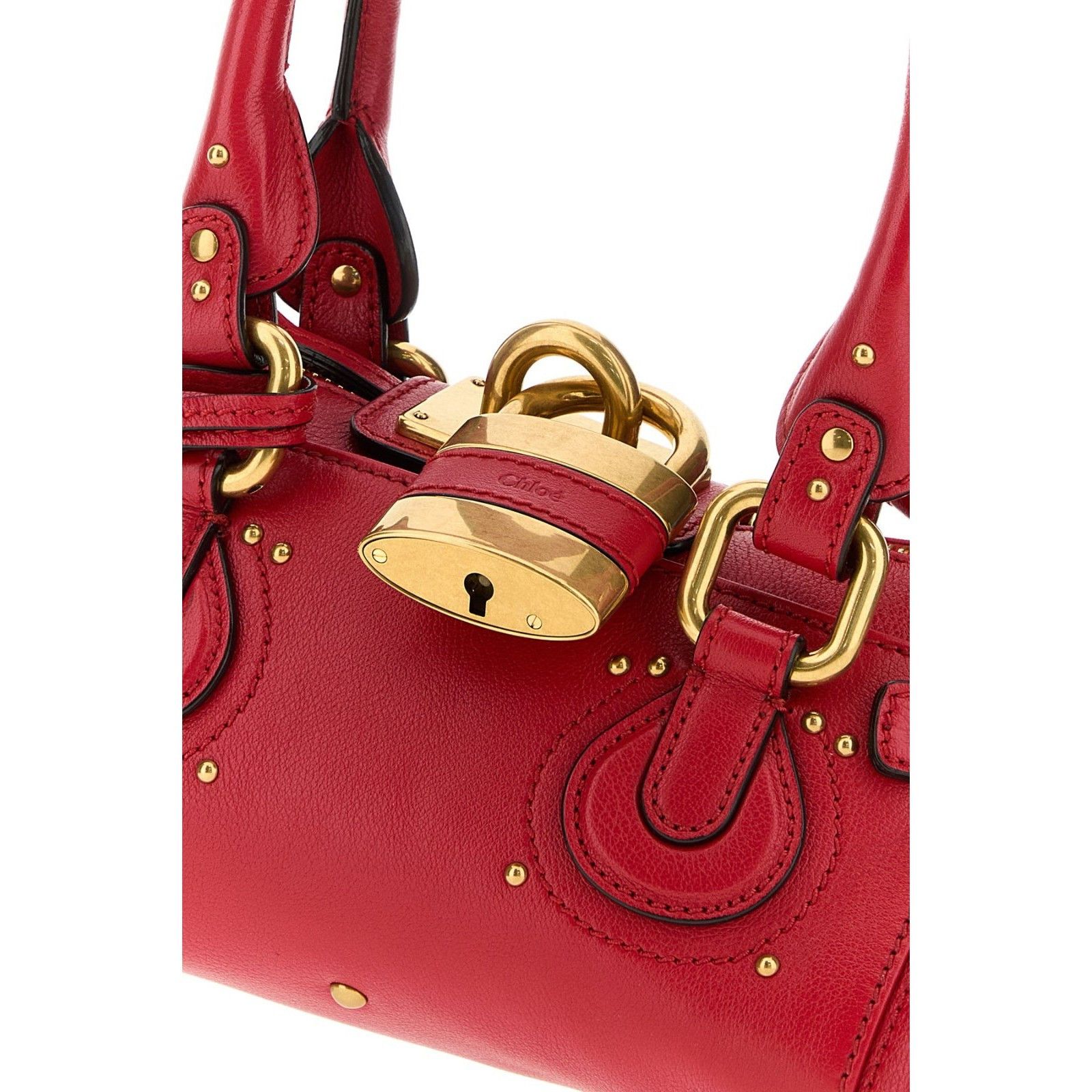 Chloe Chloe Paddington Small Red Top Handle Bag New & Authentic Size ONE SIZE - 4 Thumbnail