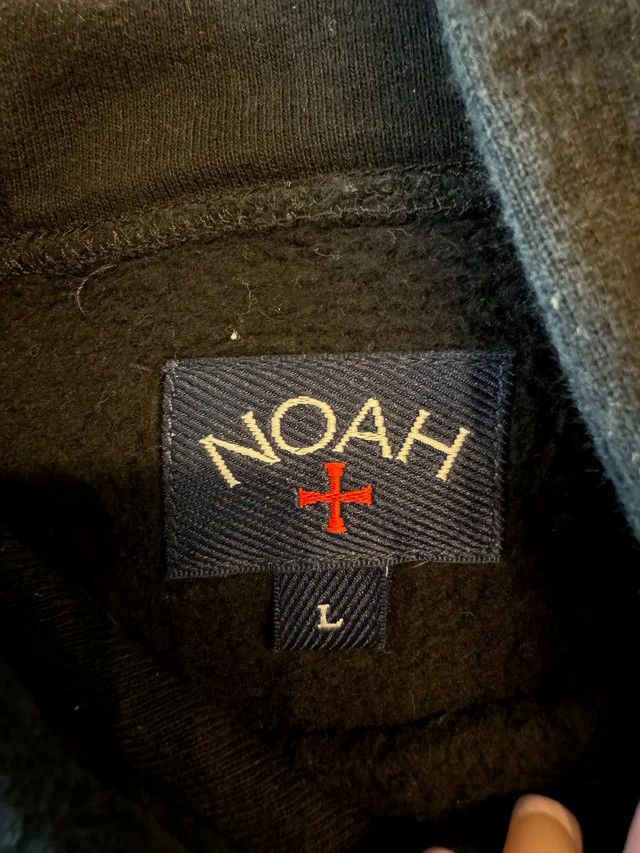 Noah Noah Core Logo Hoodie Tonal Black Size US L / EU 52-54 / 3 - 2 Thumbnail