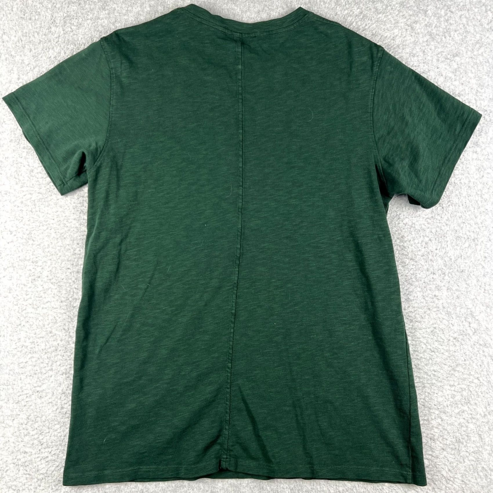 Vintage American Giant Shirt Crew Large Green Premium Huckberry USA Made Short Sleeve Size US L / EU 52-54 / 3 - 2 Thumbnail