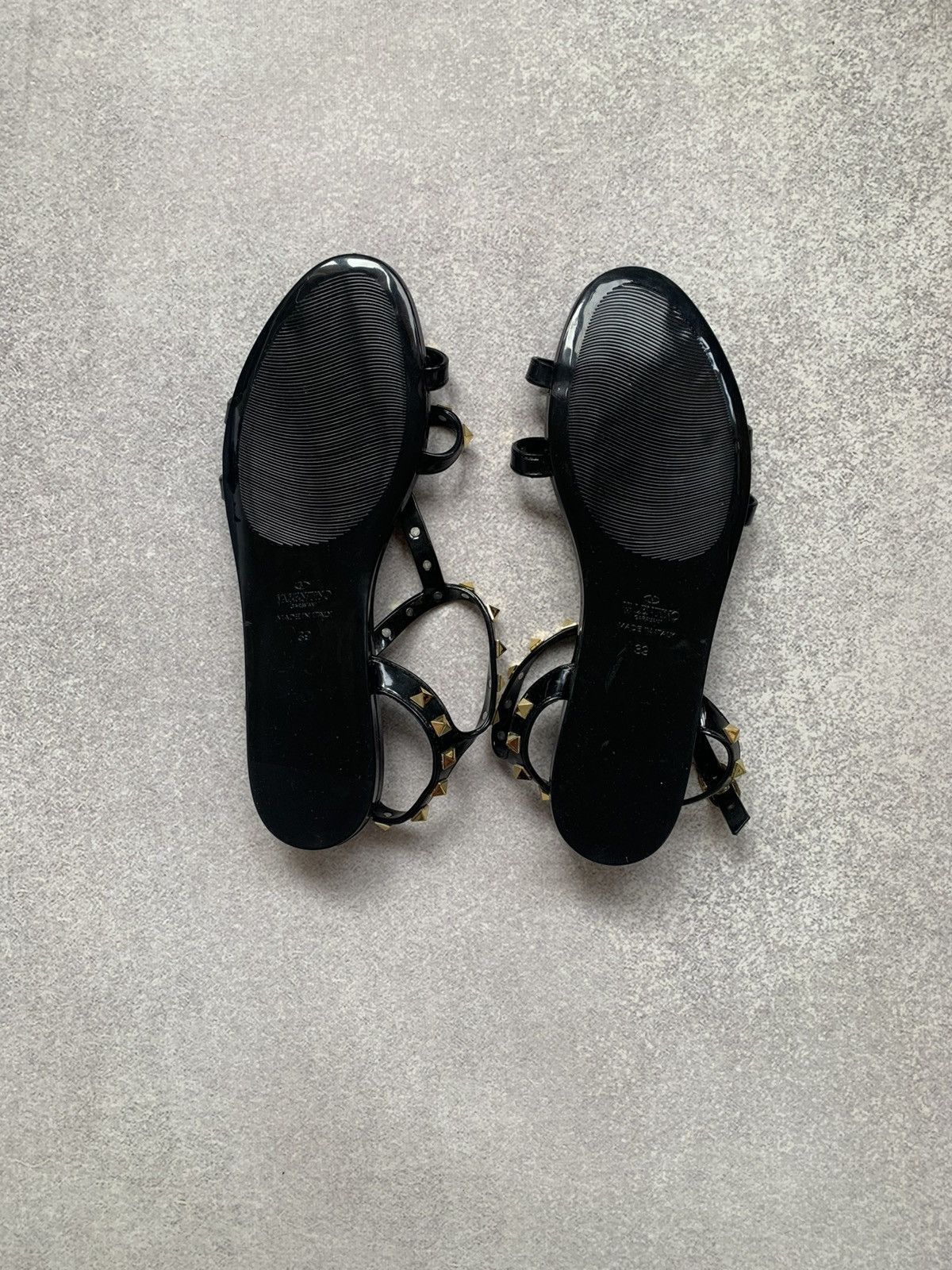 Valentino Valentino Garavani Rockstud Jelly Sandals Size US 9 / IT 39 - 5 Thumbnail