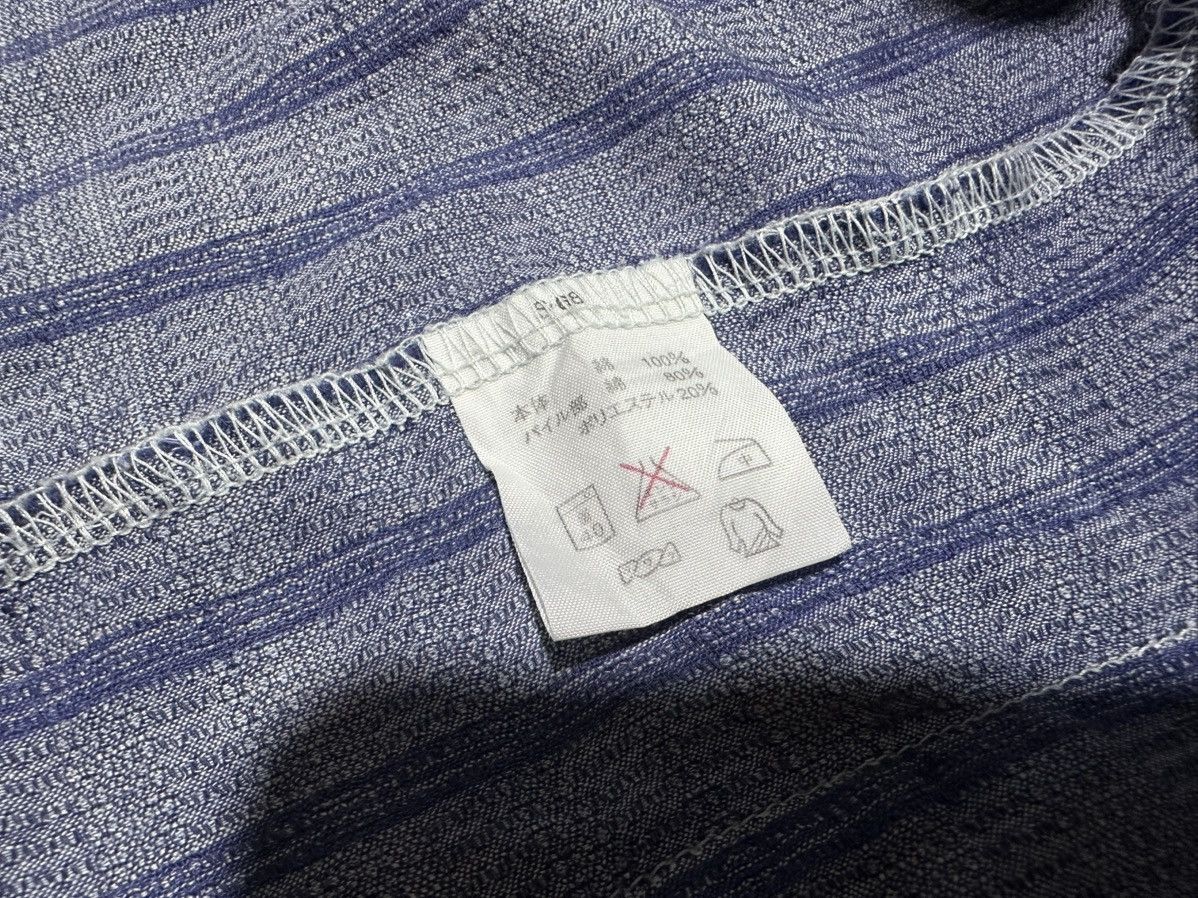 Japanese Brand 🔥Vintage Kansai Yamamoto Homme Striped Shirt Japanese Size US L / EU 52-54 / 3 - 8 Thumbnail