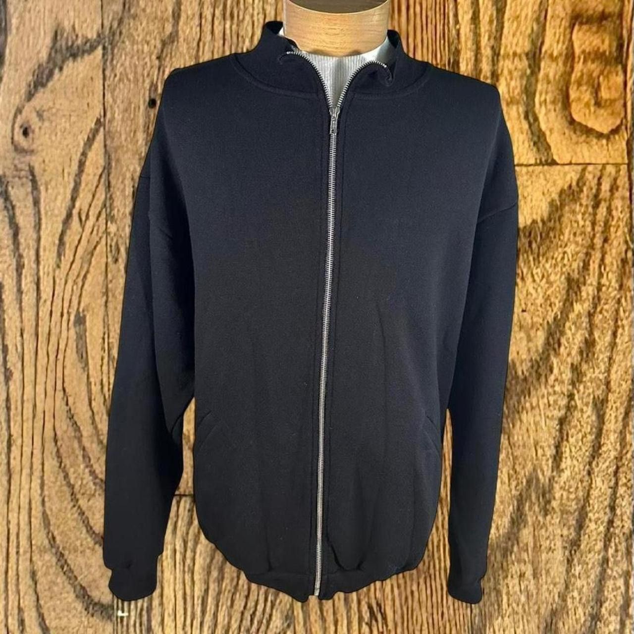 Other True Vintage 70’s Black Full Zip Sweatshirt Size US XXL / EU 58 / 5 - 1 Thumbnail