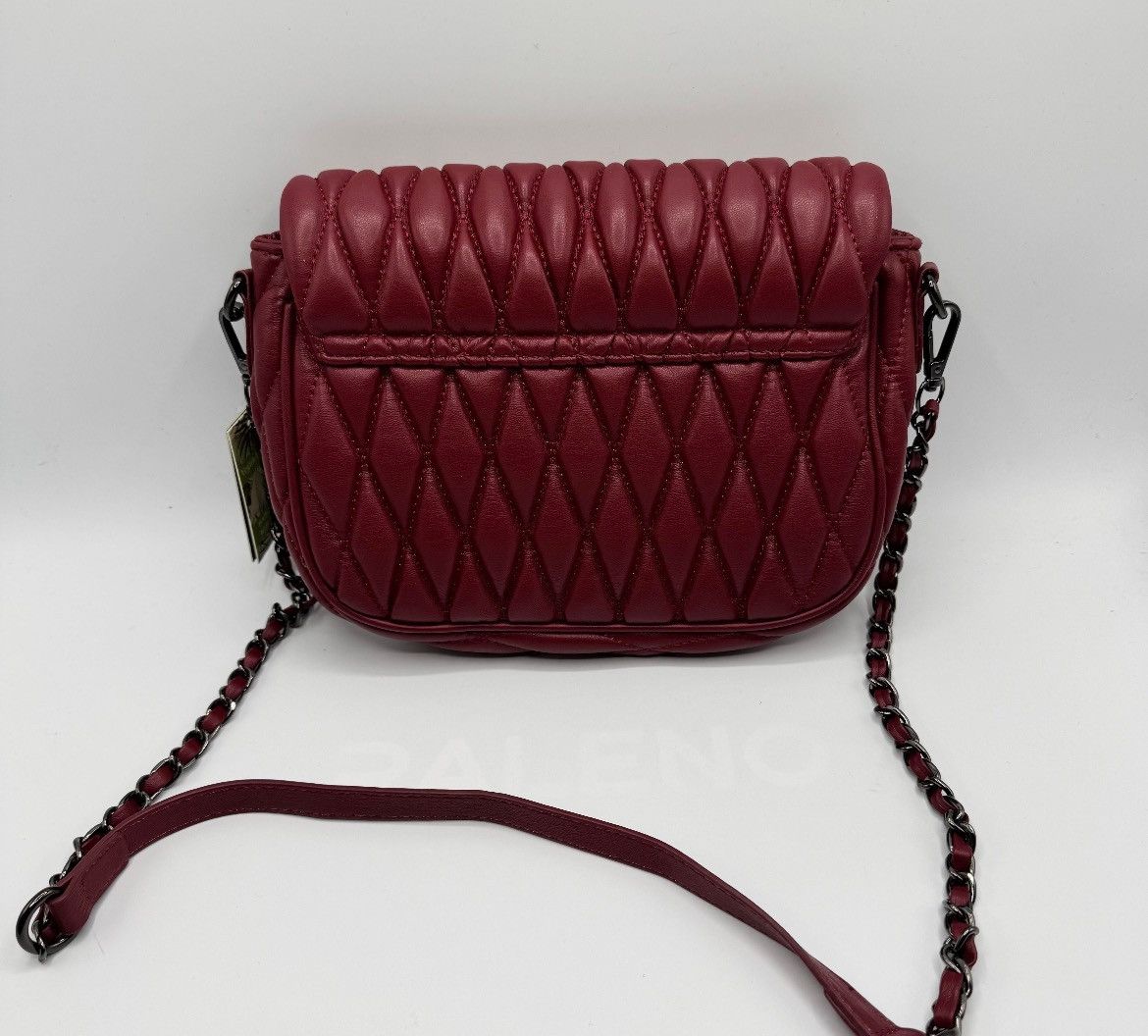 Badgley Mischka Badgley Mischka Quilted Messenger Bag, Plum Size ONE SIZE - 2 Thumbnail