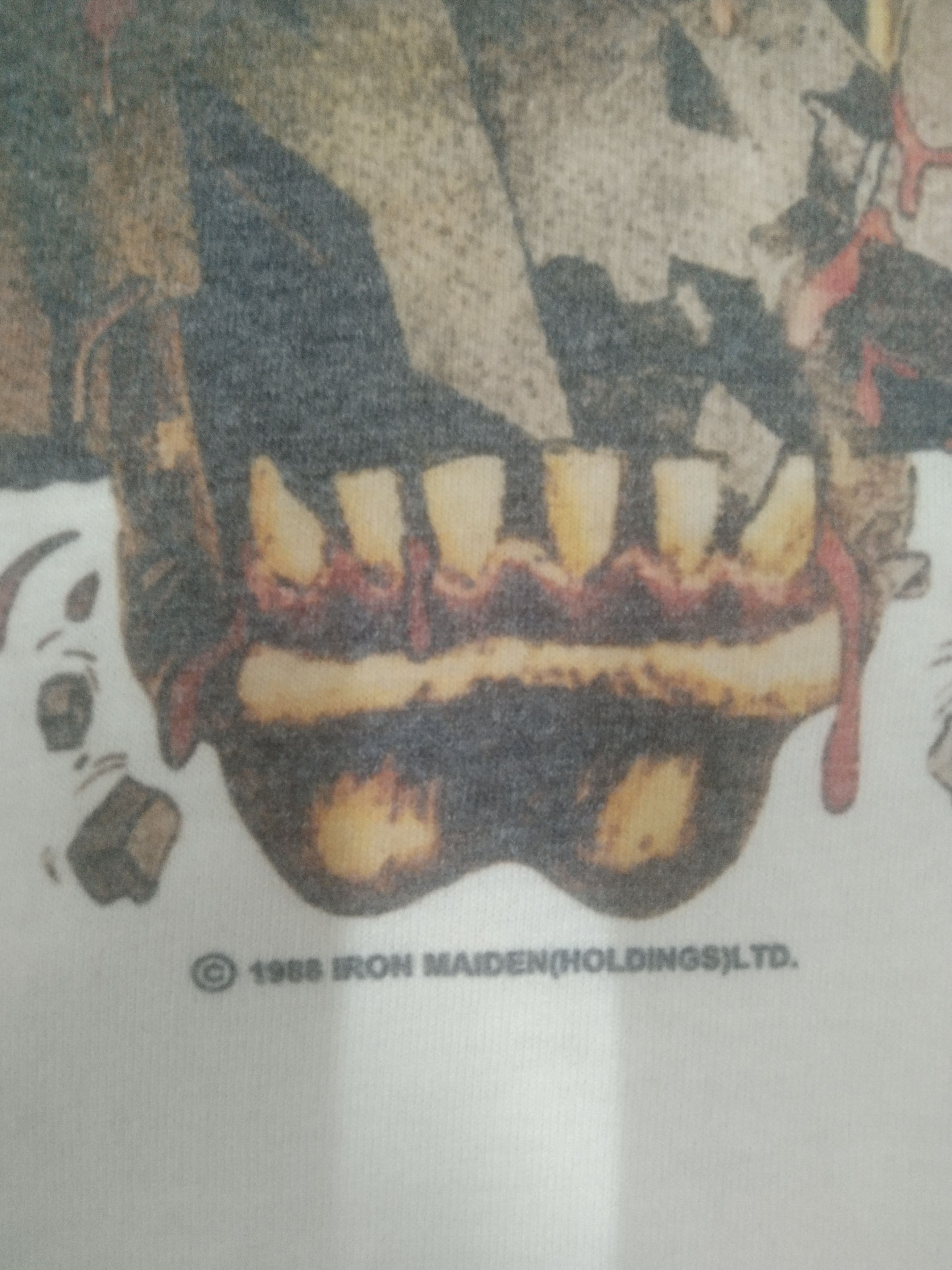 Band Tees × Soffe × Vintage Vintage raglan Iron Maiden Canada tour 1988 Size US S / EU 44-46 / 1 - 4 Thumbnail