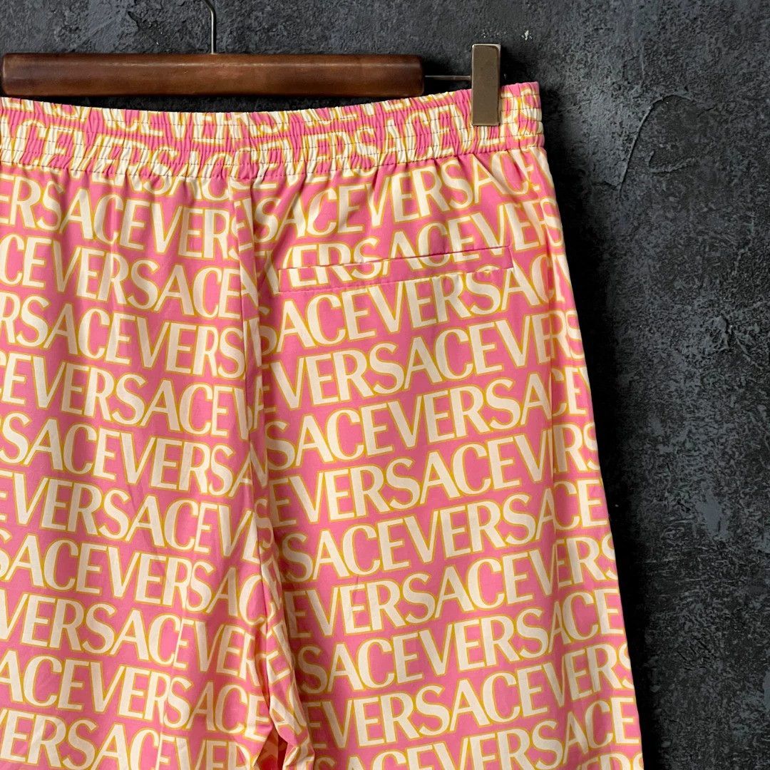 Versace VERSACE all over print elastic waist casual shorts Size 34" / US 12 / IT 48 - 5 Thumbnail