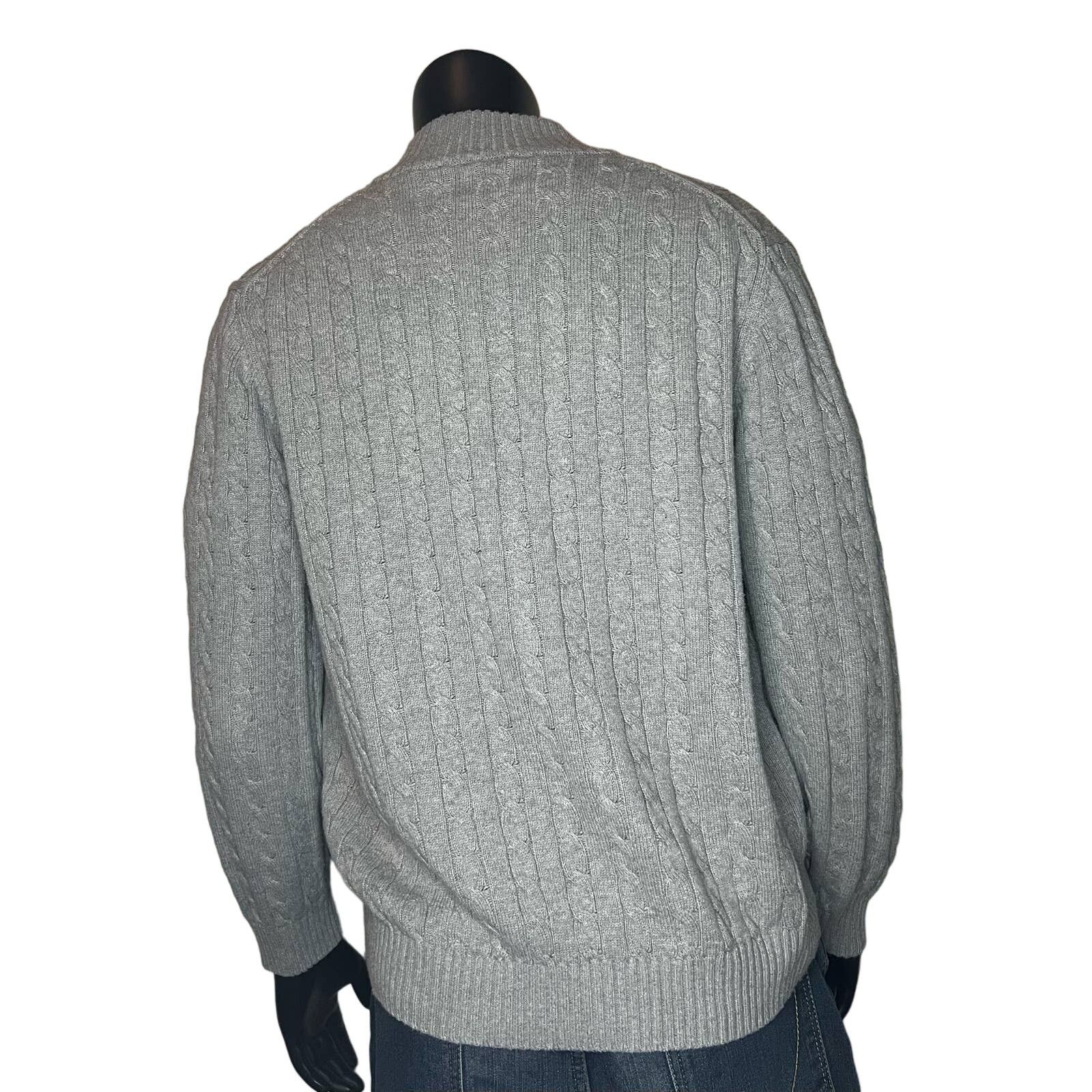 Izod IZOD- Men’s Gray XL Gray Sweater Size US XL / EU 56 / 4 - 2 Thumbnail