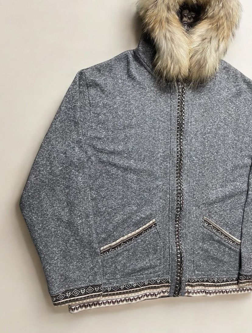 Japanese Brand Japanese Vintage ifsixwasnine lgb style Fur Zip Up Hoodie Size US XL / EU 56 / 4 - 3 Thumbnail