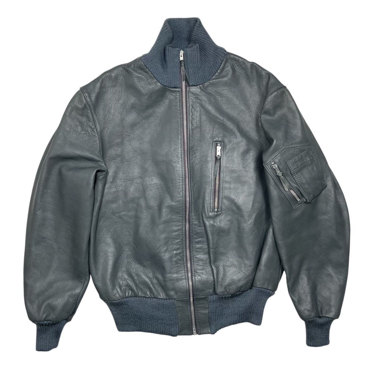 Vintage 1960s West German Air Force Leather Jacket - M/L Size US M / EU 48-50 / 2 - 1 Thumbnail