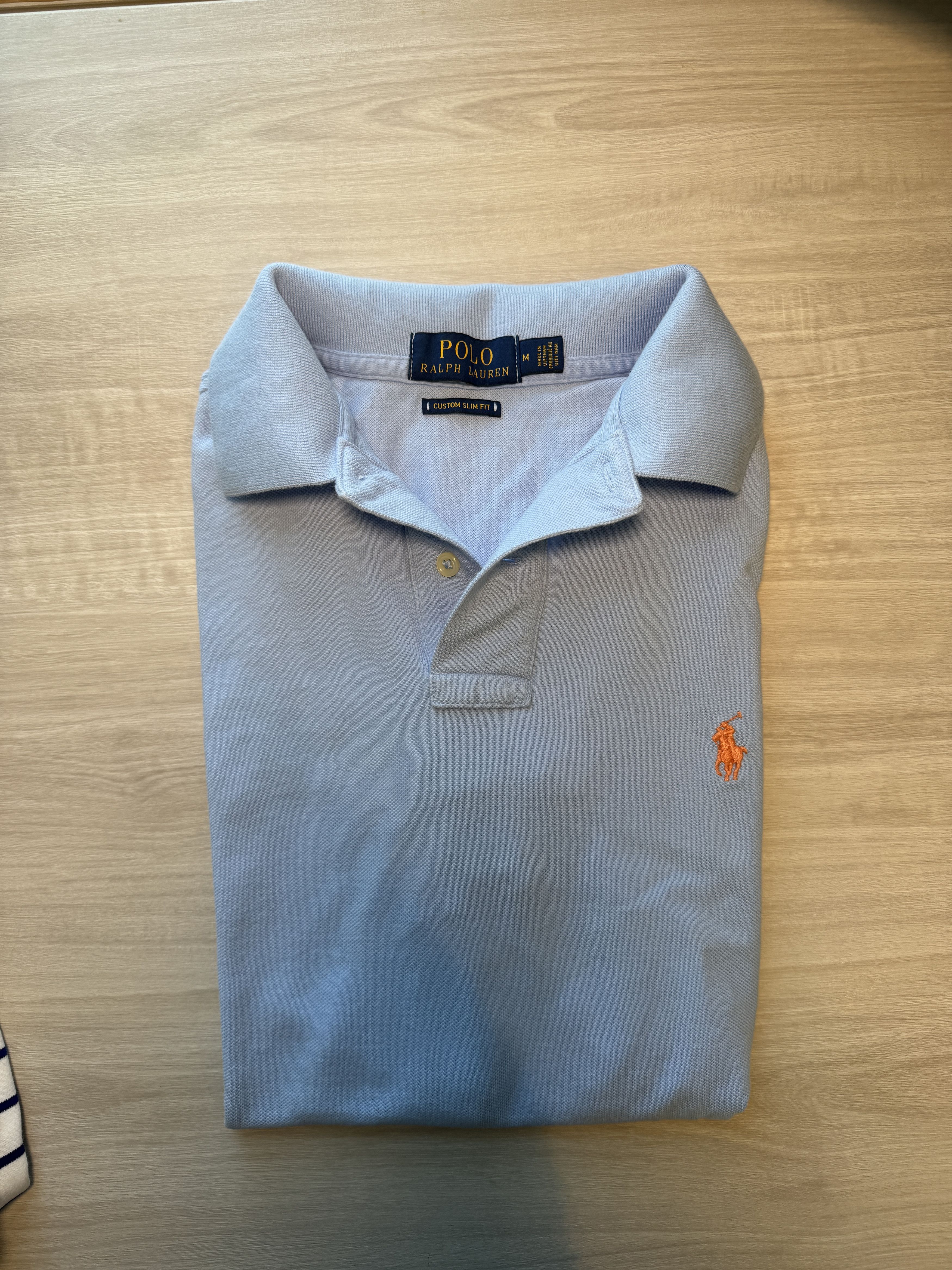 Slim fit blue Ralph Lauren polo