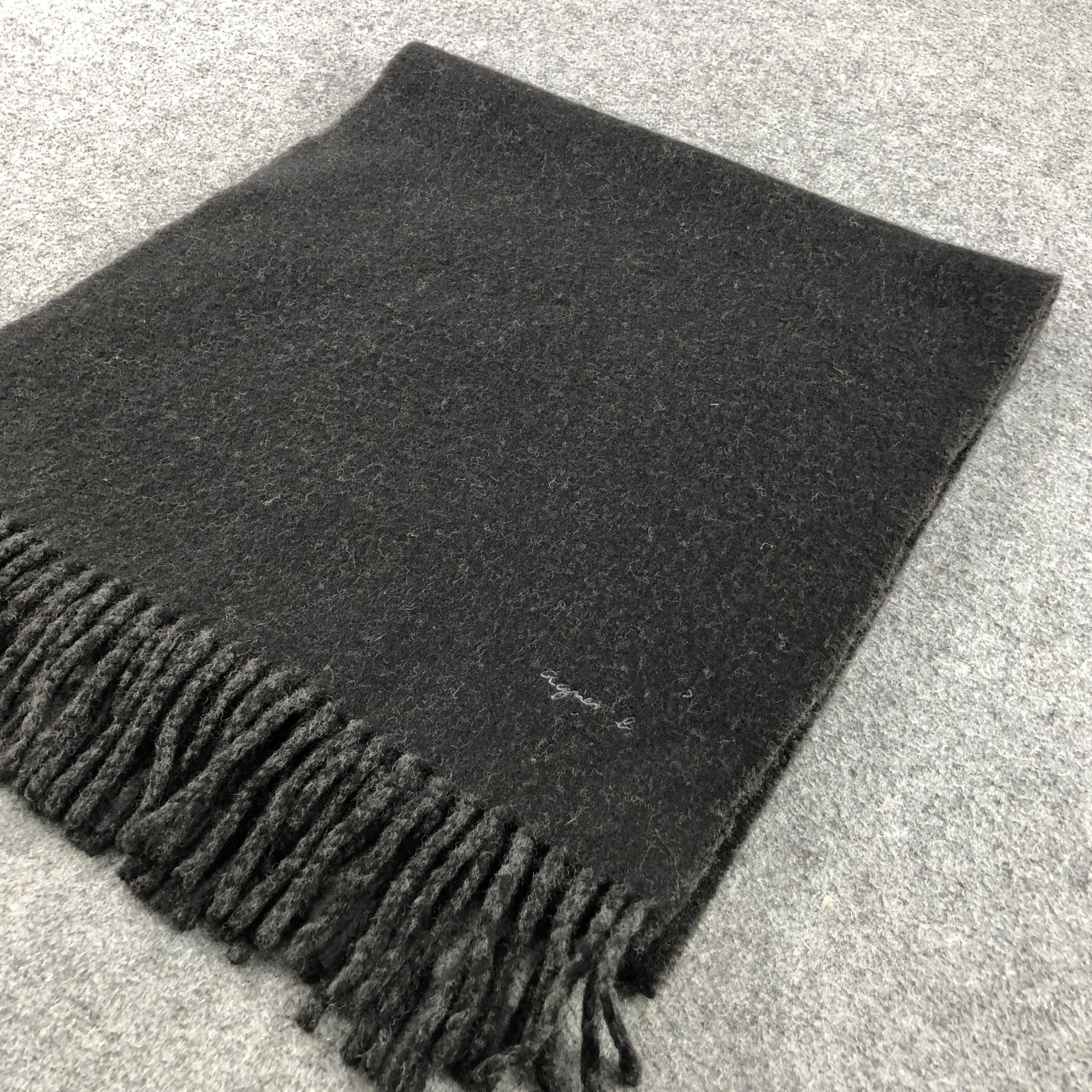 agnes b. Agnes B. Plain Wool Scarf Muffler V720 Size ONE SIZE - 3 Thumbnail