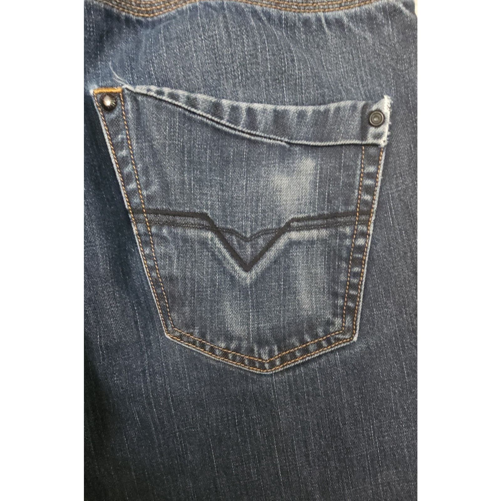Diesel Diesel Krooley Regular Slim Carrot W32 L 28 Dark Blue 0088Z Size US 32 / EU 48 - 5 Thumbnail