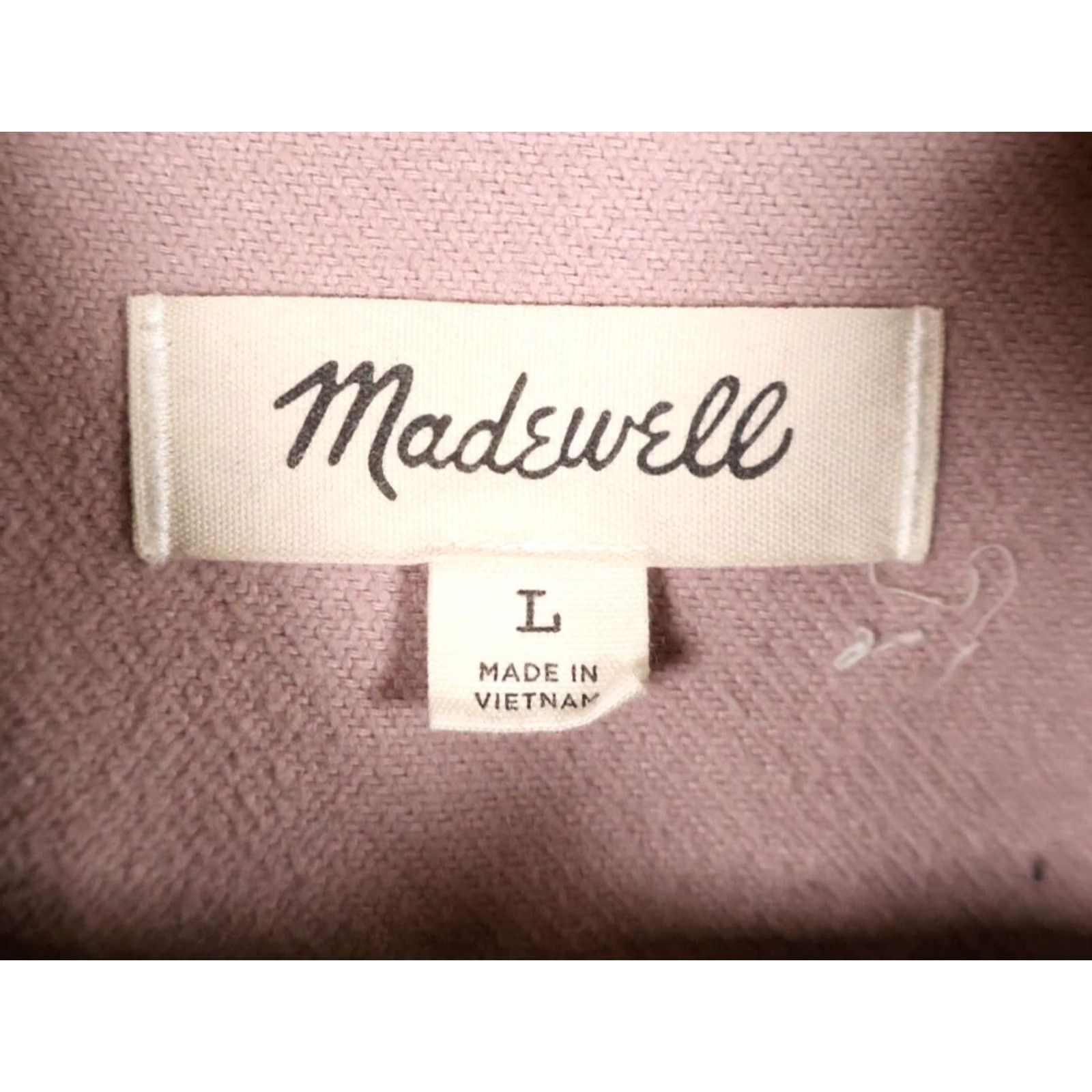 Madewell Madewell Boxy Shirt Jacket Mens Large Dusty Pink Heavyweight Shacket ND716 Shirt Jacket Size US L / EU 52-54 / 3 - 3 Thumbnail