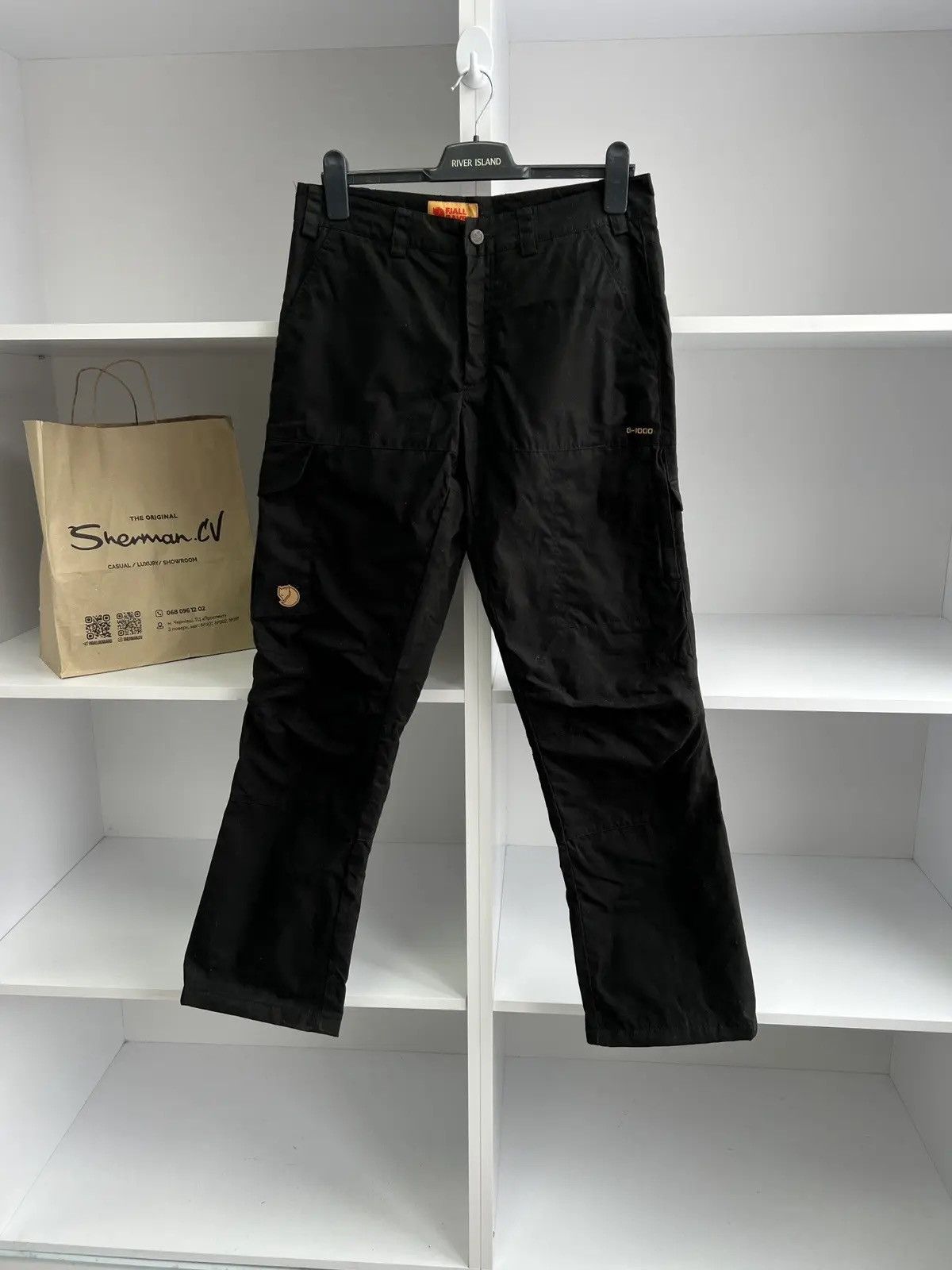 Fjallraven × Vintage Fjallraven g-1000 vintage outdoor cargo pants Size US 34 / EU 50 - 1 Thumbnail