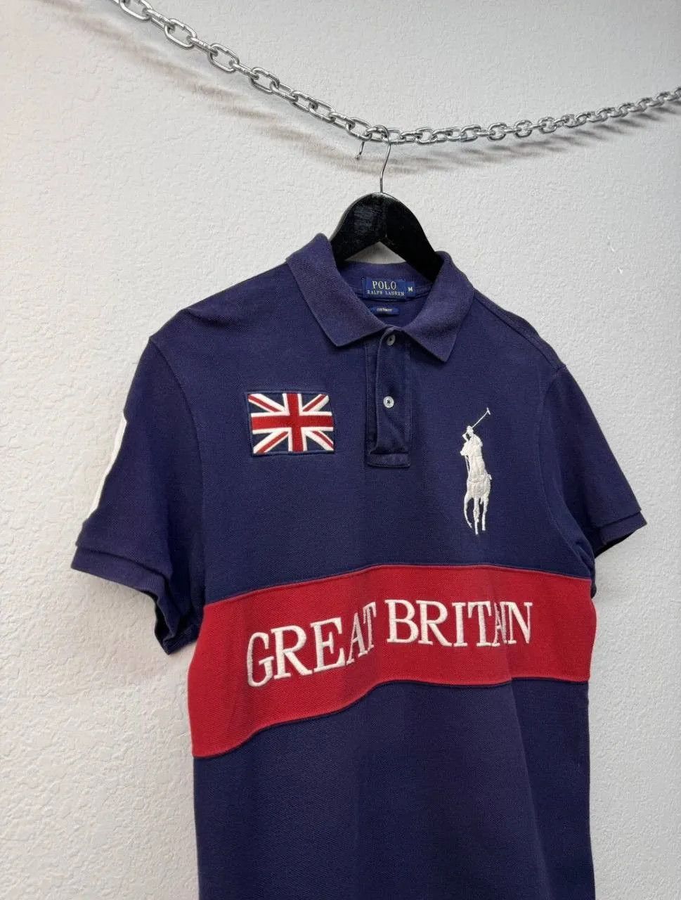 Ralph Lauren Polo Ralph Lauren Great Britian 3 Vintage Tee Japanese Size US M / EU 48-50 / 2 - 8 Thumbnail