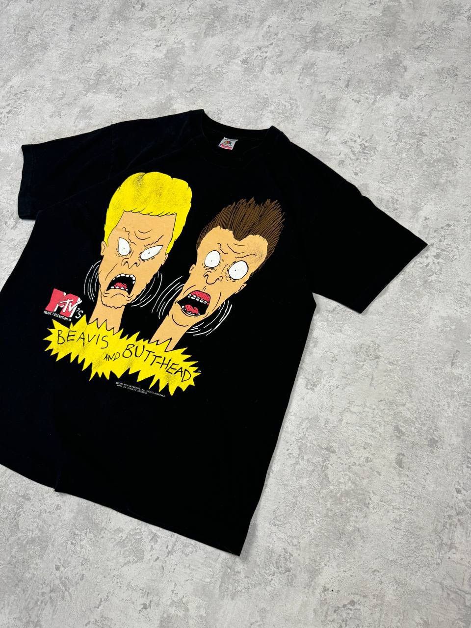 Mtv Vintage 1993 Beavis & Butthead T Shirt MTV! "Scared" Size XL Size US XL / EU 56 / 4 - 3 Thumbnail