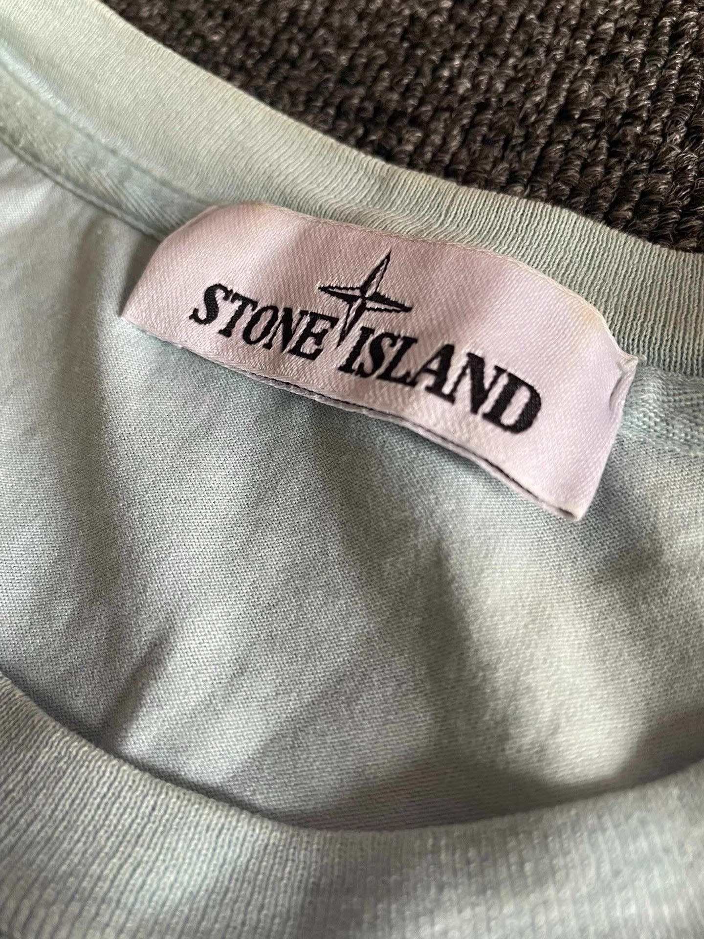 Stone Island Stone Island light blue short-sleeve T-shirt Q4 Size US M / EU 48-50 / 2 - 3 Thumbnail
