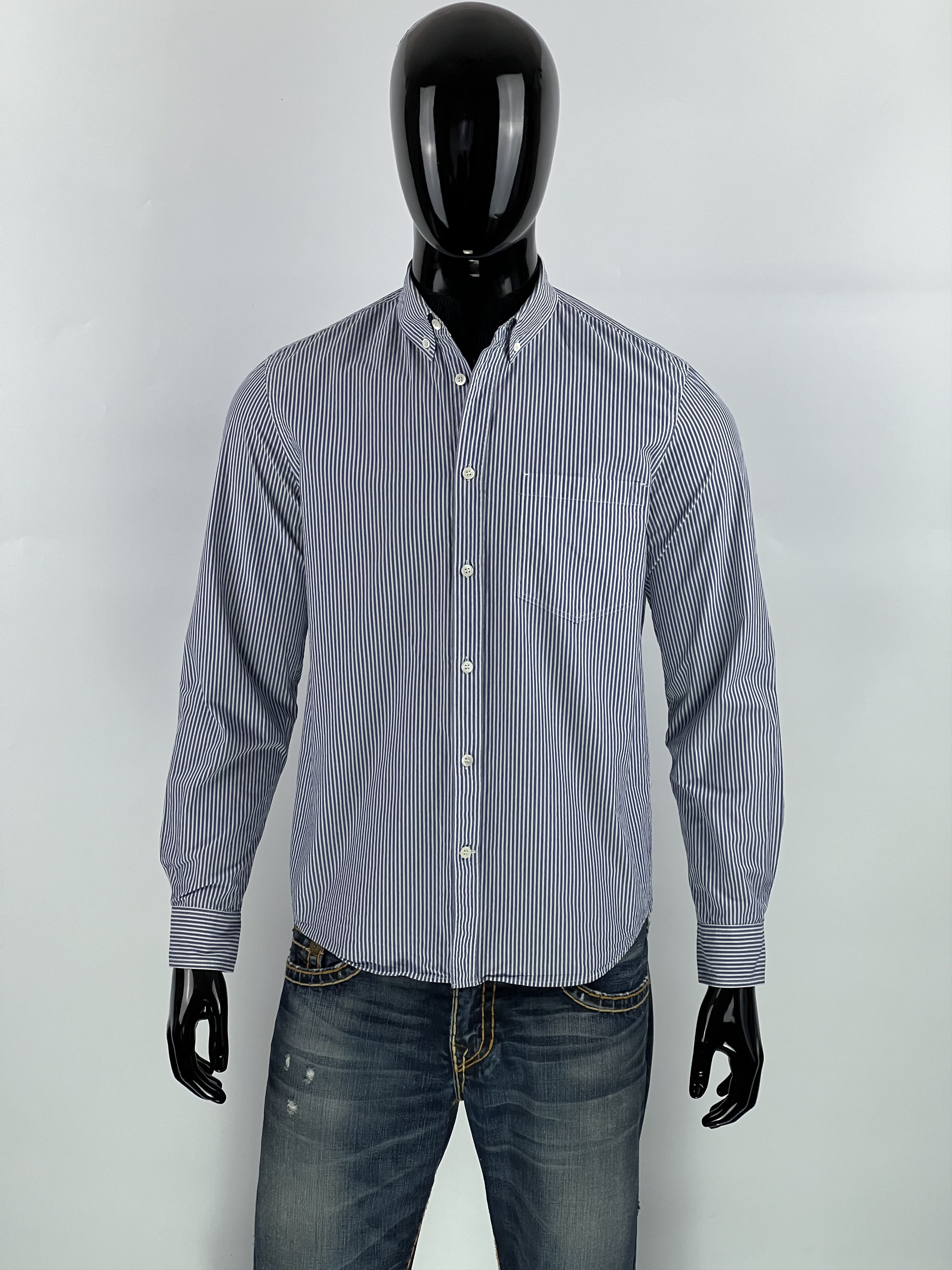 Arket Arket Striped Long Sleeve Button Up Shirt Size EU48 Size US S / EU 44-46 / 1 - 1 Thumbnail