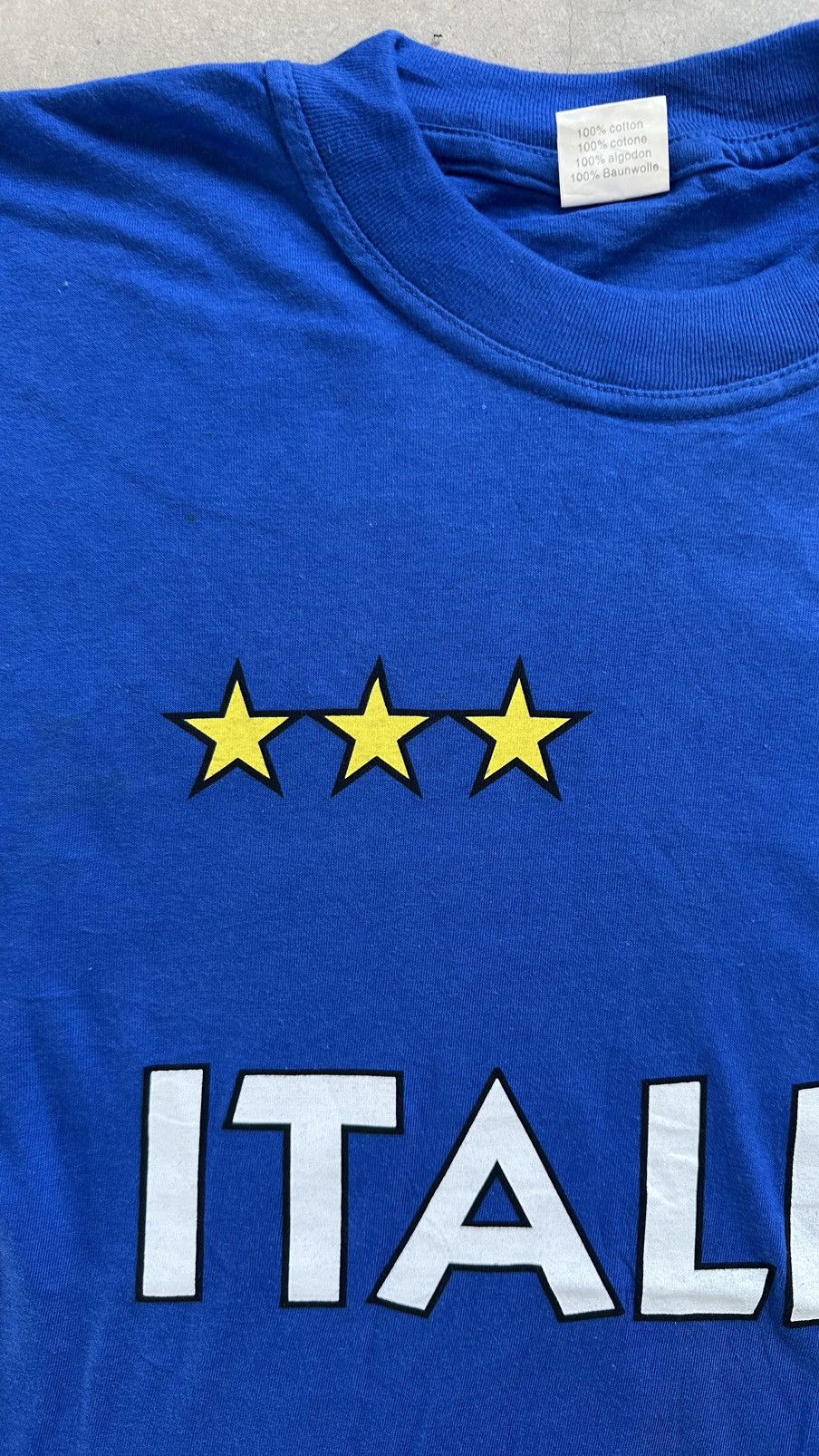 Vintage VINTAGE ITALIA SOCCER CHAMPION TEE Size US L / EU 52-54 / 3 - 2 Thumbnail