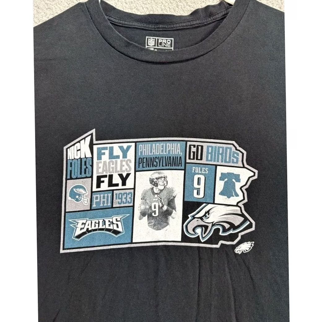 Vintage Fanatics Pro Line Shirt Adult 5XL Charcoal Grey NFL Long Sleeve Preppy Tee Mens Size US XXL / EU 58 / 5 - 4 Thumbnail