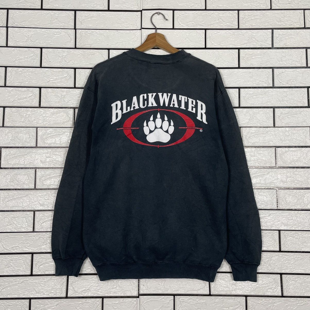 Japanese Brand Black Water Crewneck Sweatshirt Size US S / EU 44-46 / 1 - 7 Thumbnail