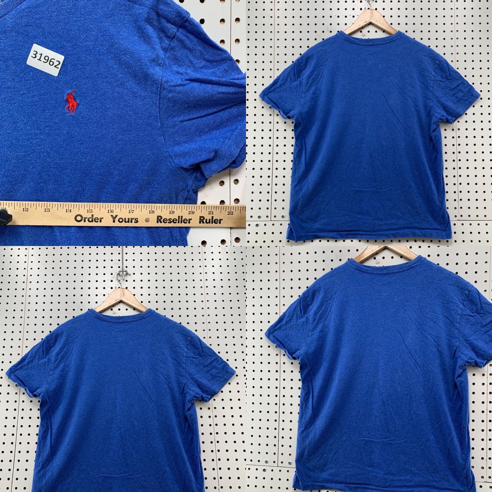 Polo Ralph Lauren Polo Ralph Lauren Shirt Mens Medium Blue Red Pony Pony Casual fit 20x24 Size US M / EU 48-50 / 2 - 9 Thumbnail