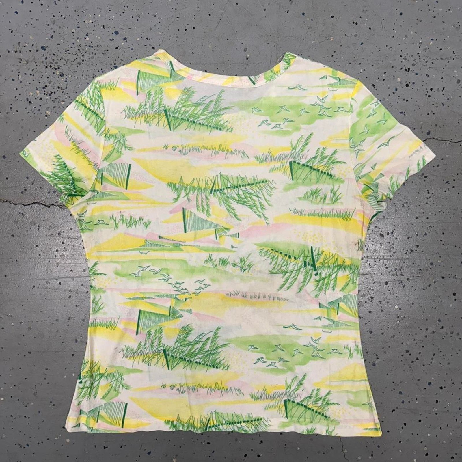 Other VTG 60s/70s Grass Field Art Deco/Souvenir T-shirt Size L / US 10 / IT 46 - 5 Thumbnail