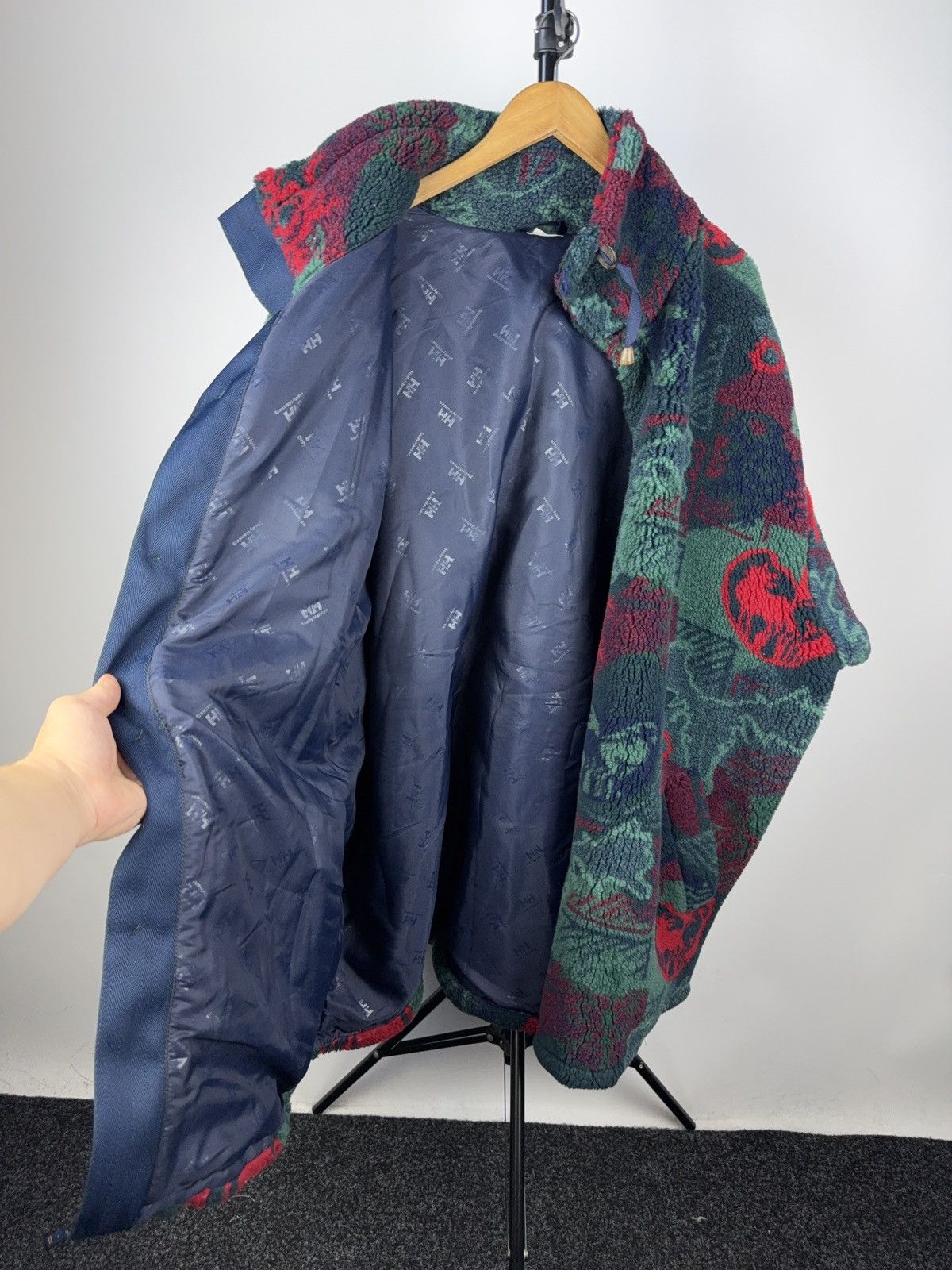 Helly Hansen Vintage 90s Retro Helly Hansen fleece jacket Sherpa Size US XL / EU 56 / 4 - 10 Thumbnail