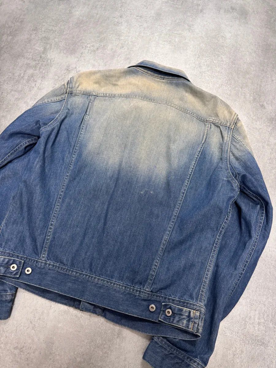 Designer × Diesel × Vintage 2000s Diesel Faded Blue Denim Jacket Size US M / EU 48-50 / 2 - 4 Thumbnail