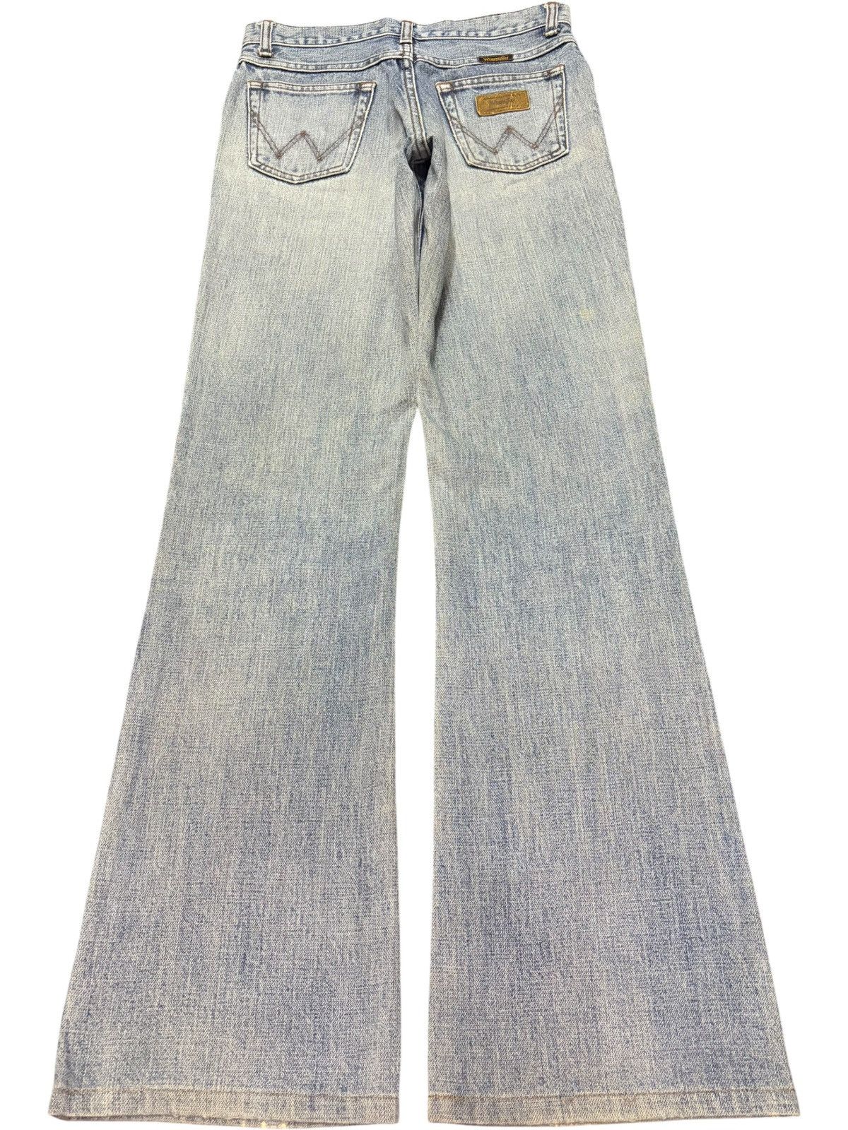 Wrangler Vintage Wrangler Mud Wash Distressed Flare Jeans Size 26" / US 2 / IT 38 - 2 Thumbnail