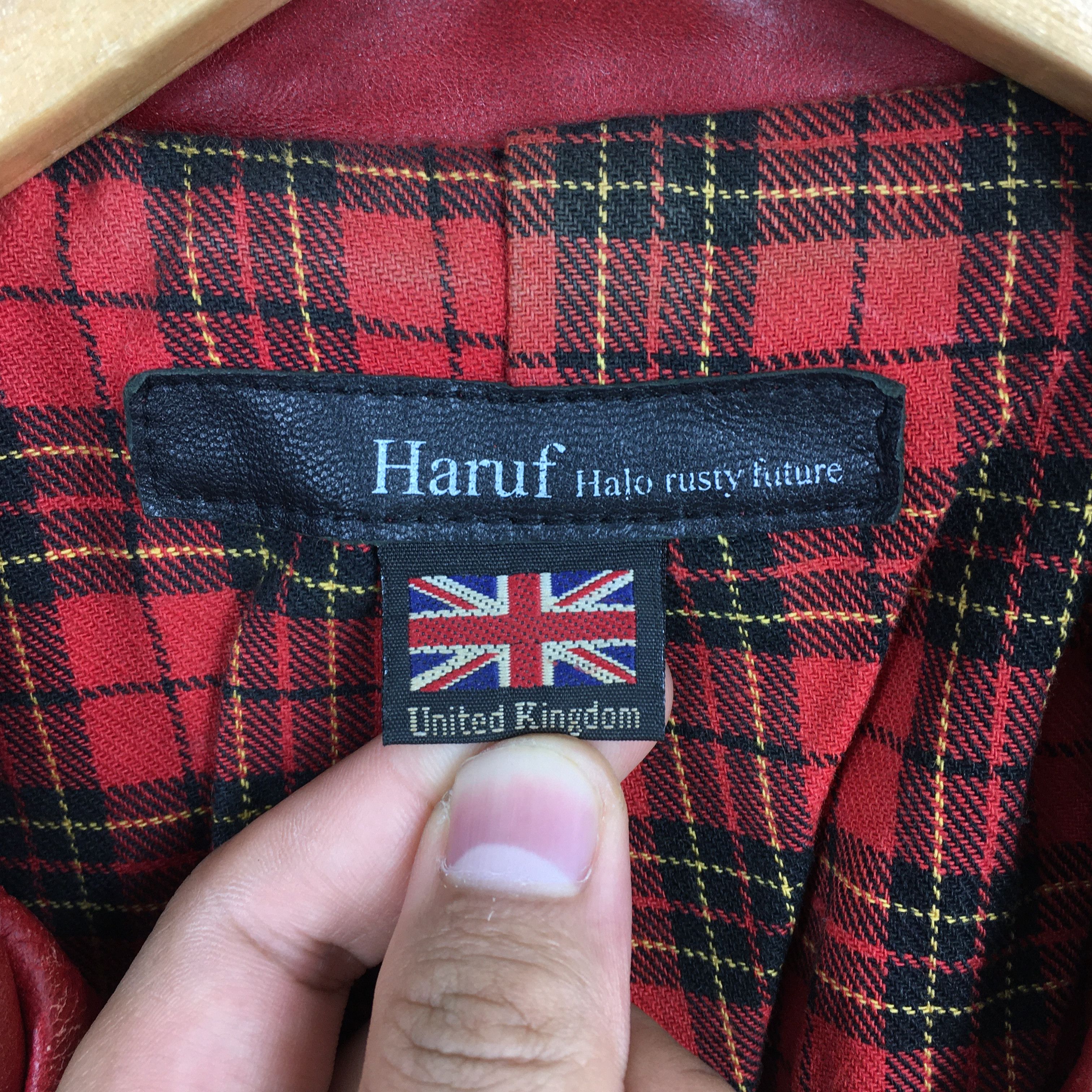 Vintage Vintage Haruf Double Collar Punk Schott Leather Jacket M Size US M / EU 48-50 / 2 - 4 Thumbnail