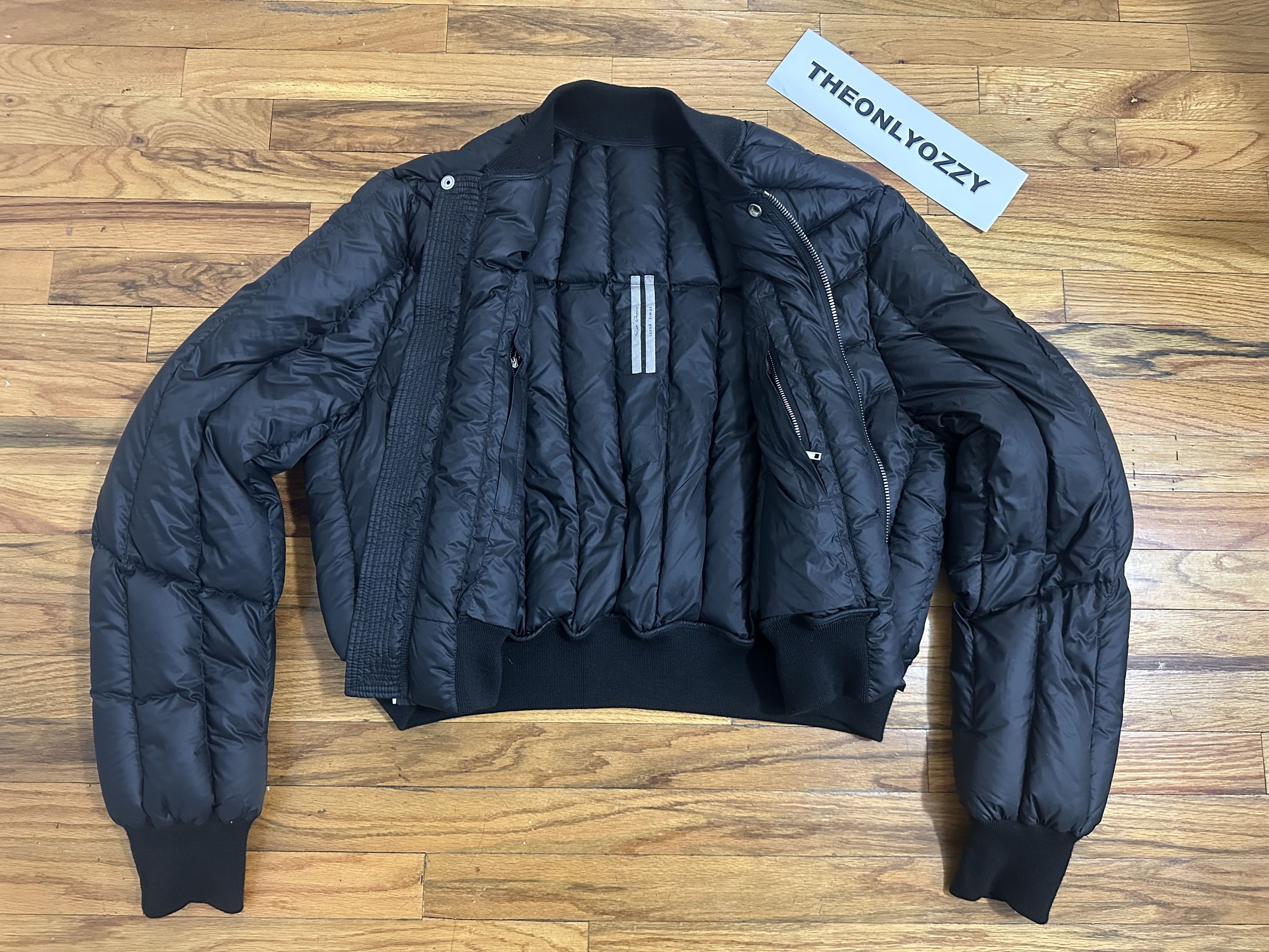 Rick Owens Rick Owens FW23 Cropped Bomber Liner Jacket sz 56 Size US XXL / EU 58 / 5 - 3 Thumbnail